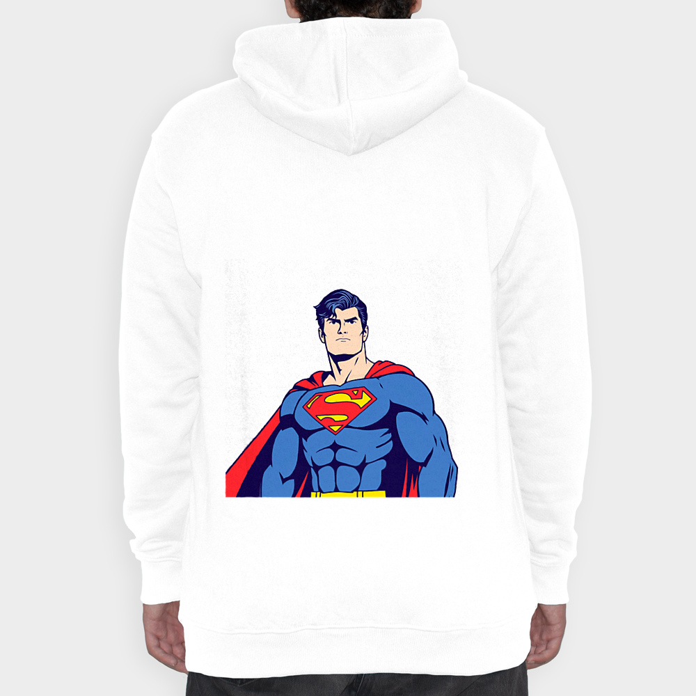 Supermanنمای پشت ۱ - رنگ سفید