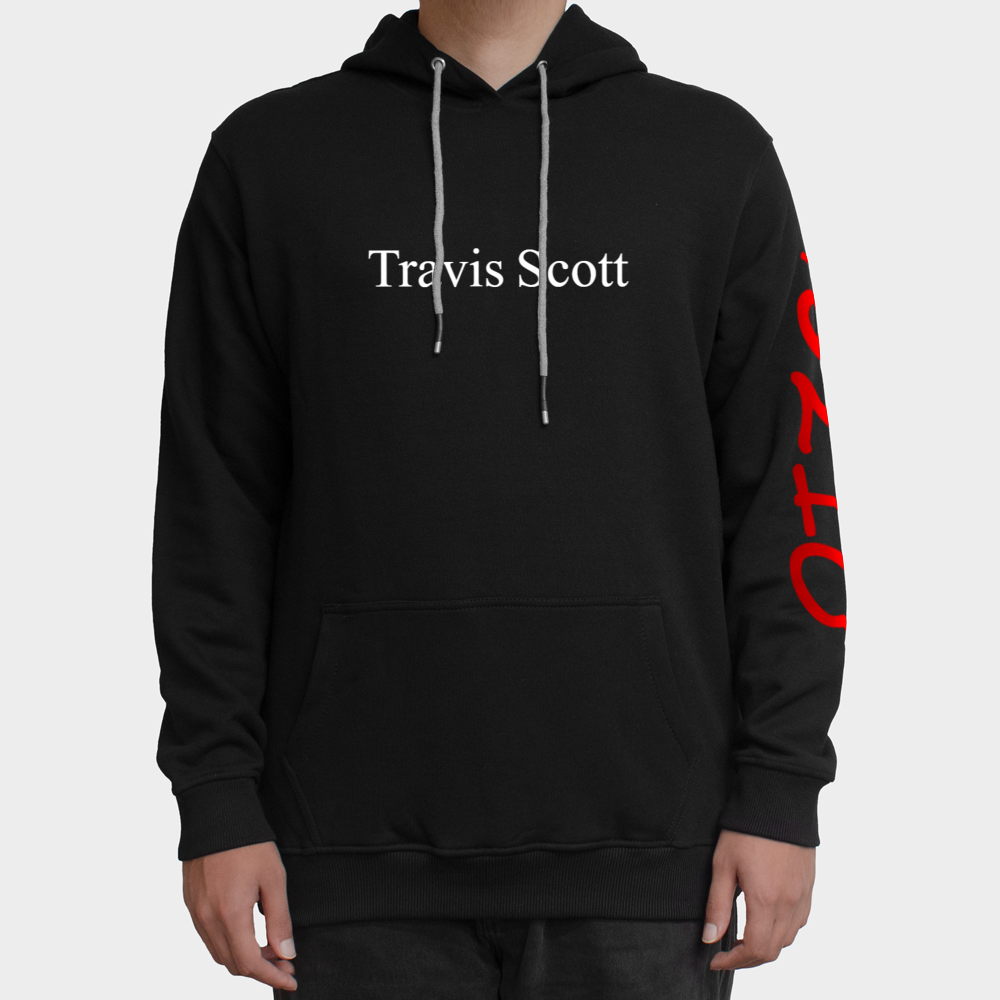 هودی Travis Scottنمای روبرو ۱ - رنگ مشکی2