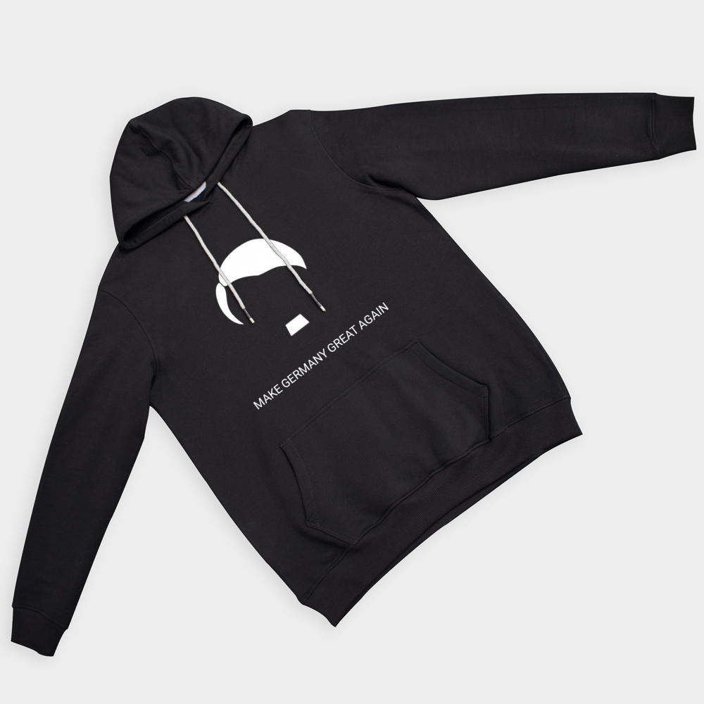 هودی سه نخ نقاش اتریشینمای روبرو ۲ - رنگ مشکی0