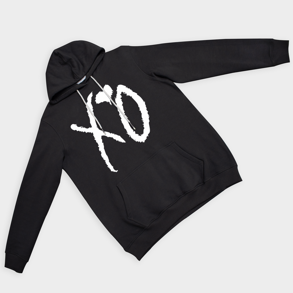 هودی سه نخ XOنمای روبرو ۲ - رنگ مشکی0