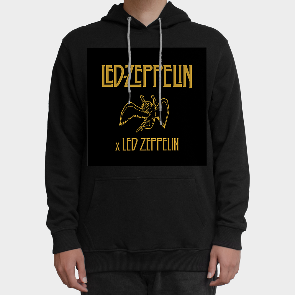 هودی Led Zepplinنمای روبرو ۱ - رنگ مشکی2