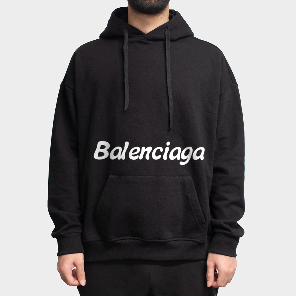 هودی طرح Balenciaga و peakyنمای روبرو ۱ - رنگ مشکی3