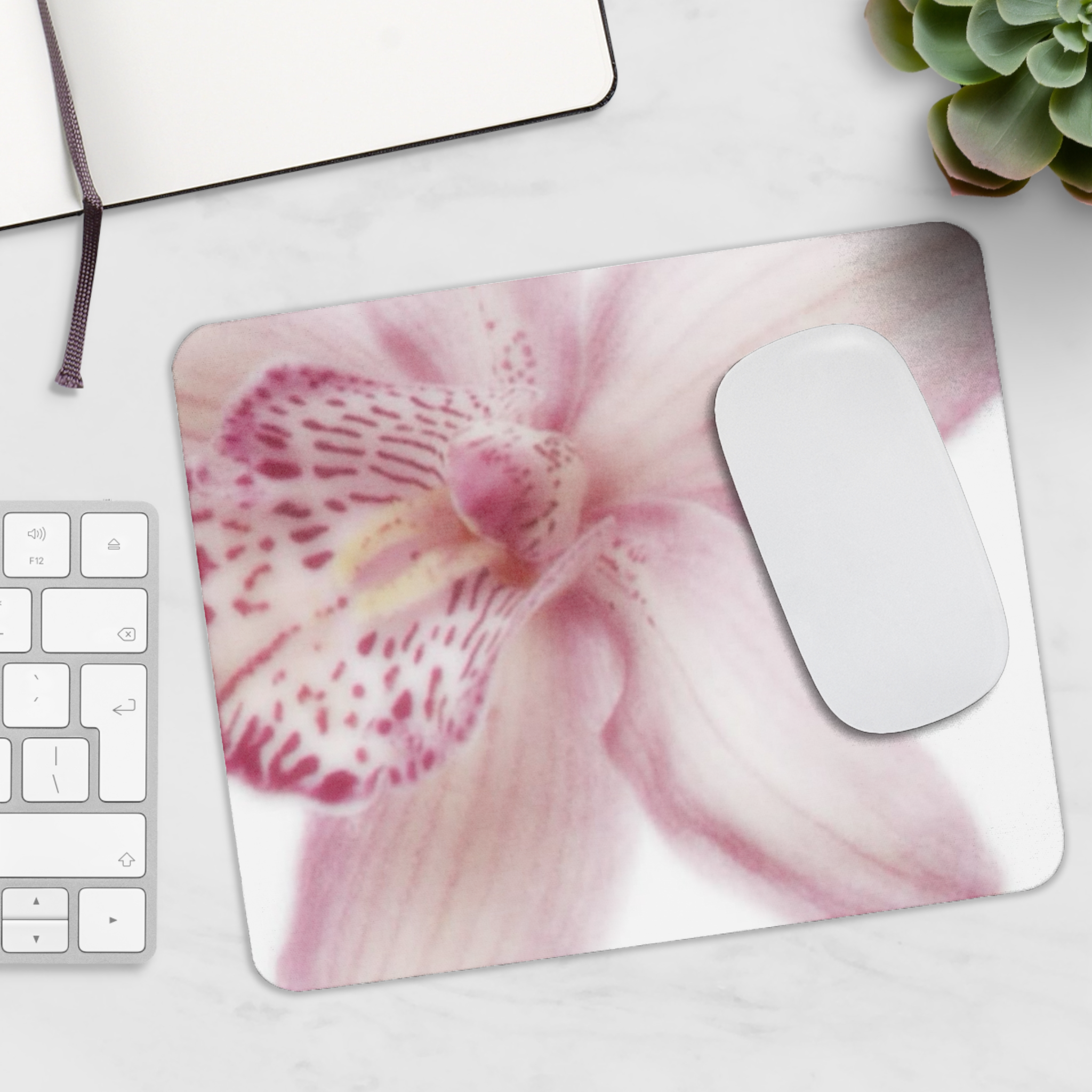 موس پد طرح pink flowerنمای ۳2