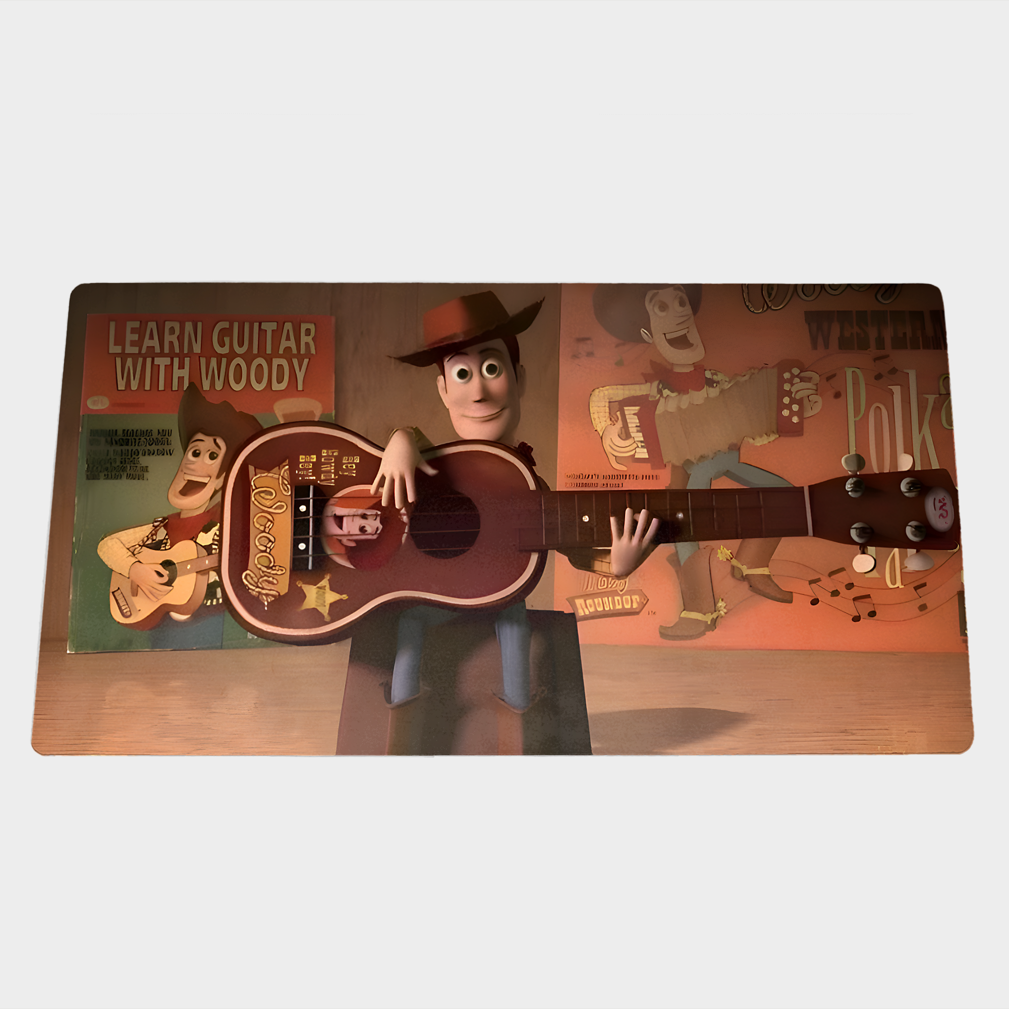 پد موس با طرح woodyنمای ۳
