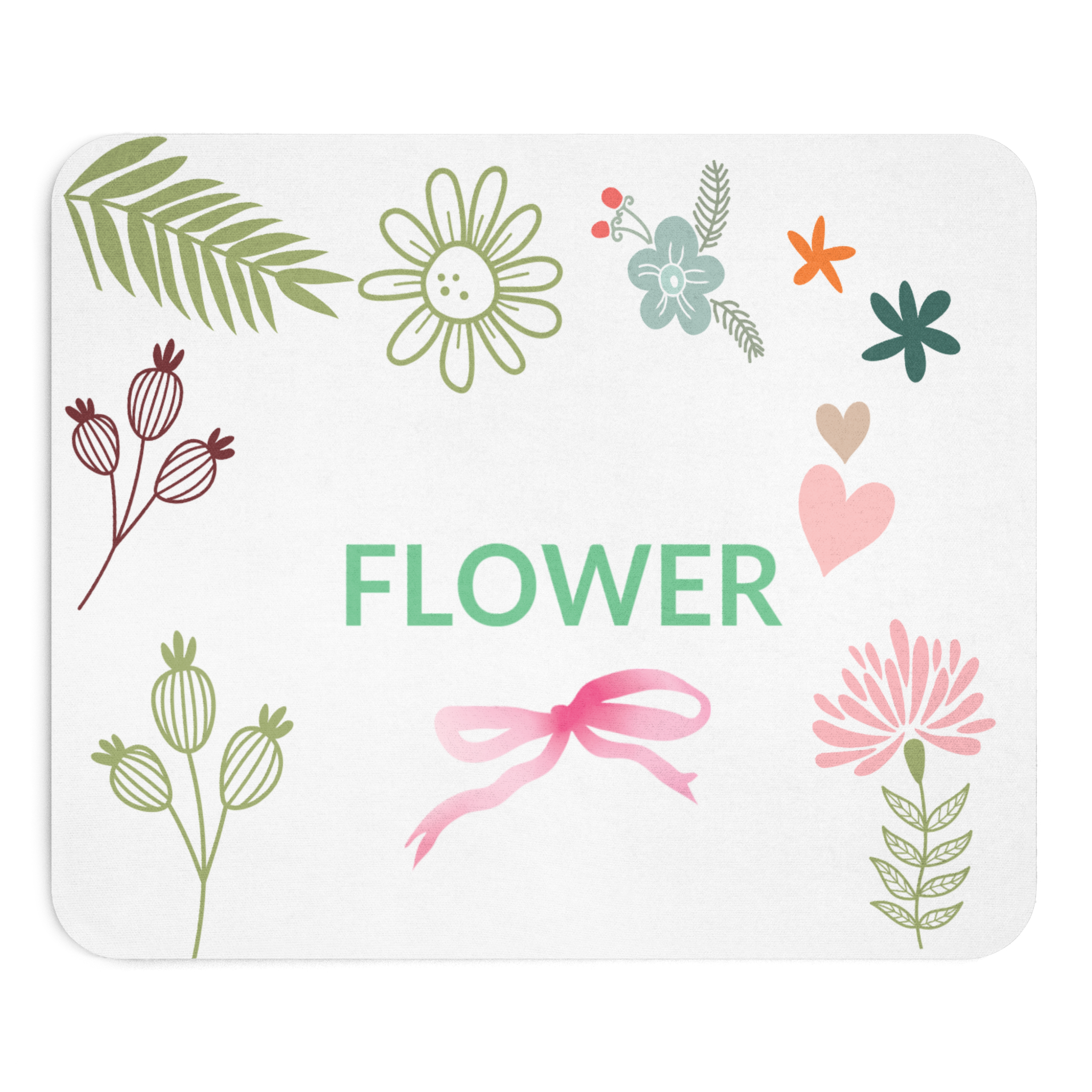 مینی موس پد مدل flowerنمای روبرو3