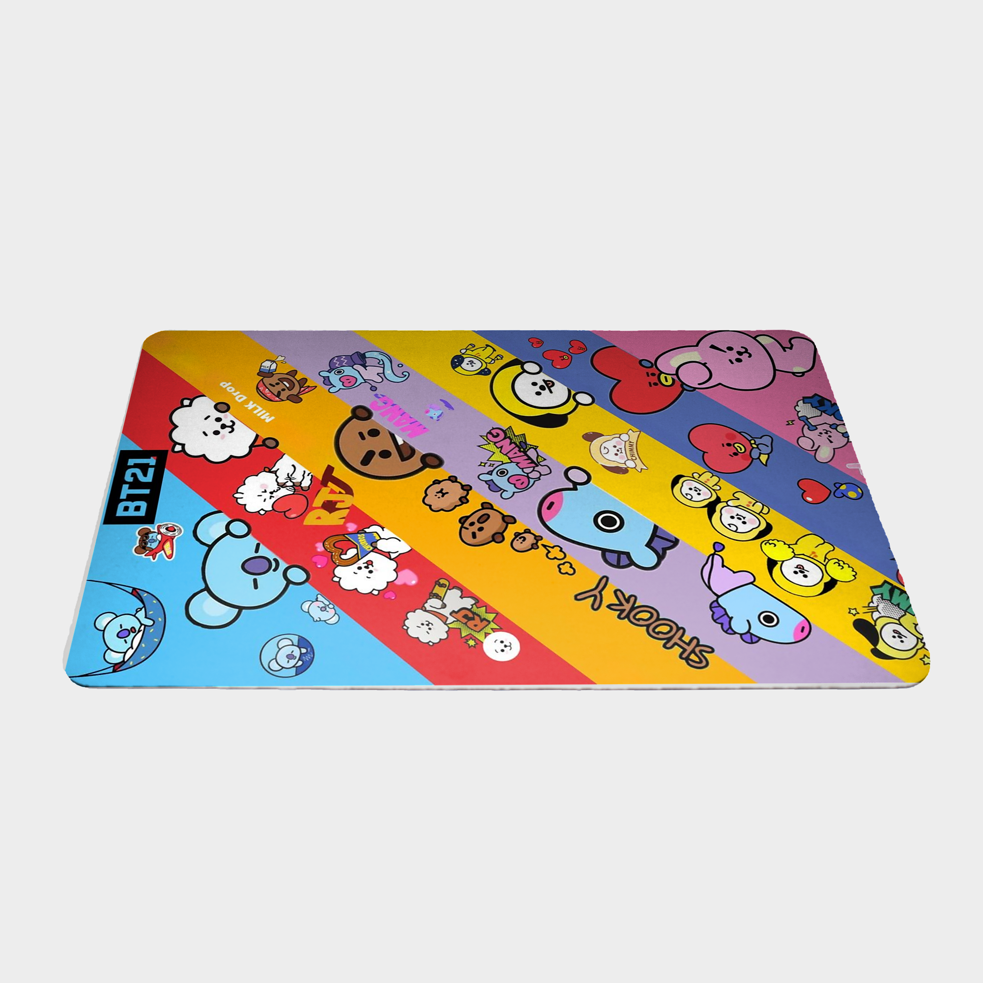 ماوس پد طرح بی تی اس bts bt21نمای ۲