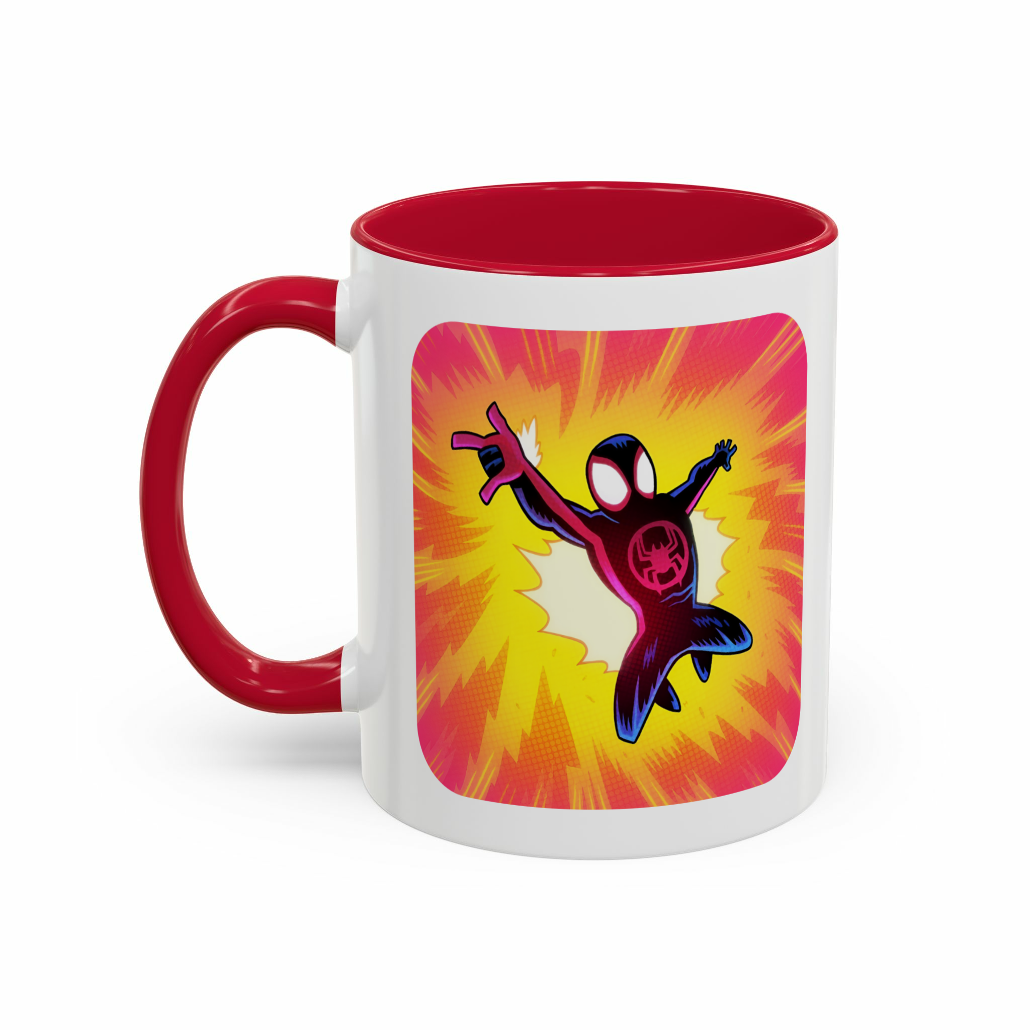 ماگ { مردان عنکبوتی } پیتر و مایلزنمای چپ - رنگ قرمز5