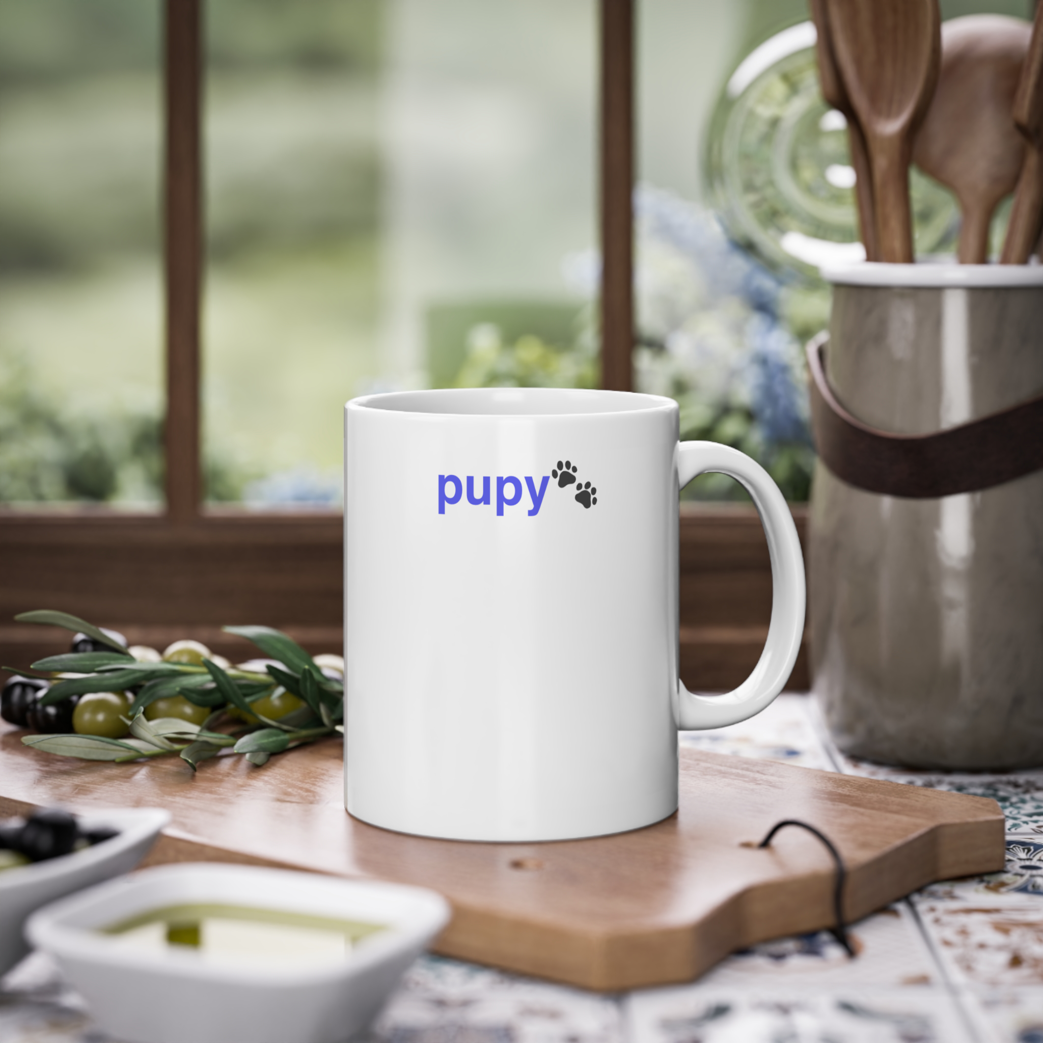 ماگ pupy سفیدزمینه ۱4