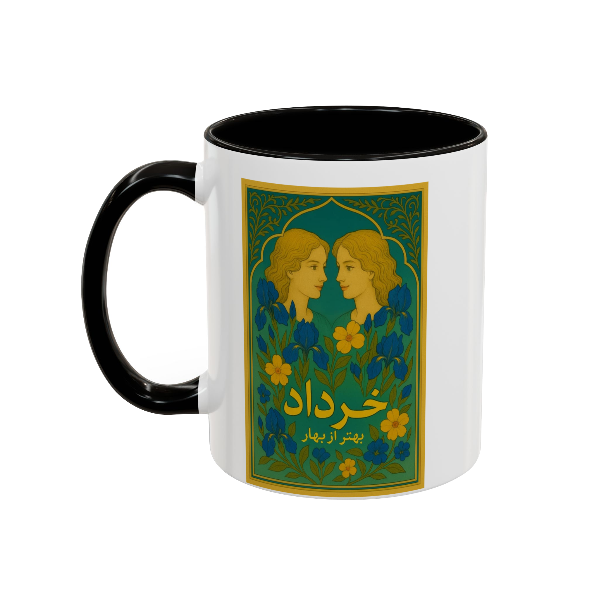ماگ طرح ماه خردادنمای چپ - رنگ مشکی1