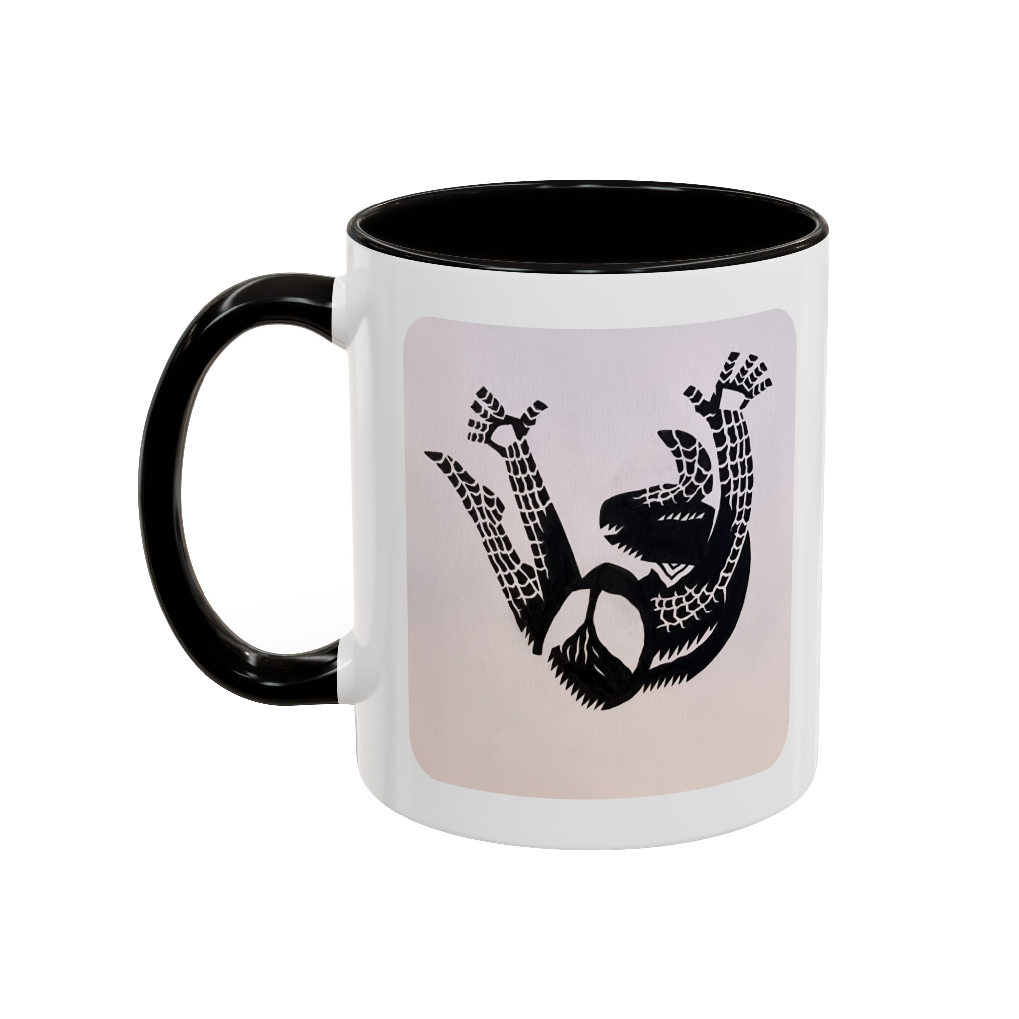 ماگ { ونوم و مرد عنکبوتی سیاه } Venom & Spider manنمای چپ - رنگ مشکی3