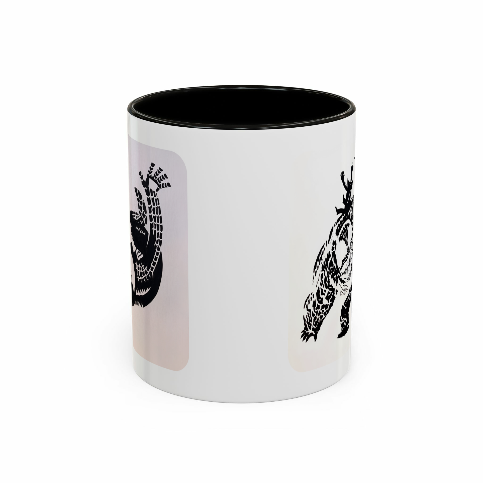 ماگ { ونوم و مرد عنکبوتی سیاه } Venom & Spider manنمای روبرو  - رنگ مشکی1