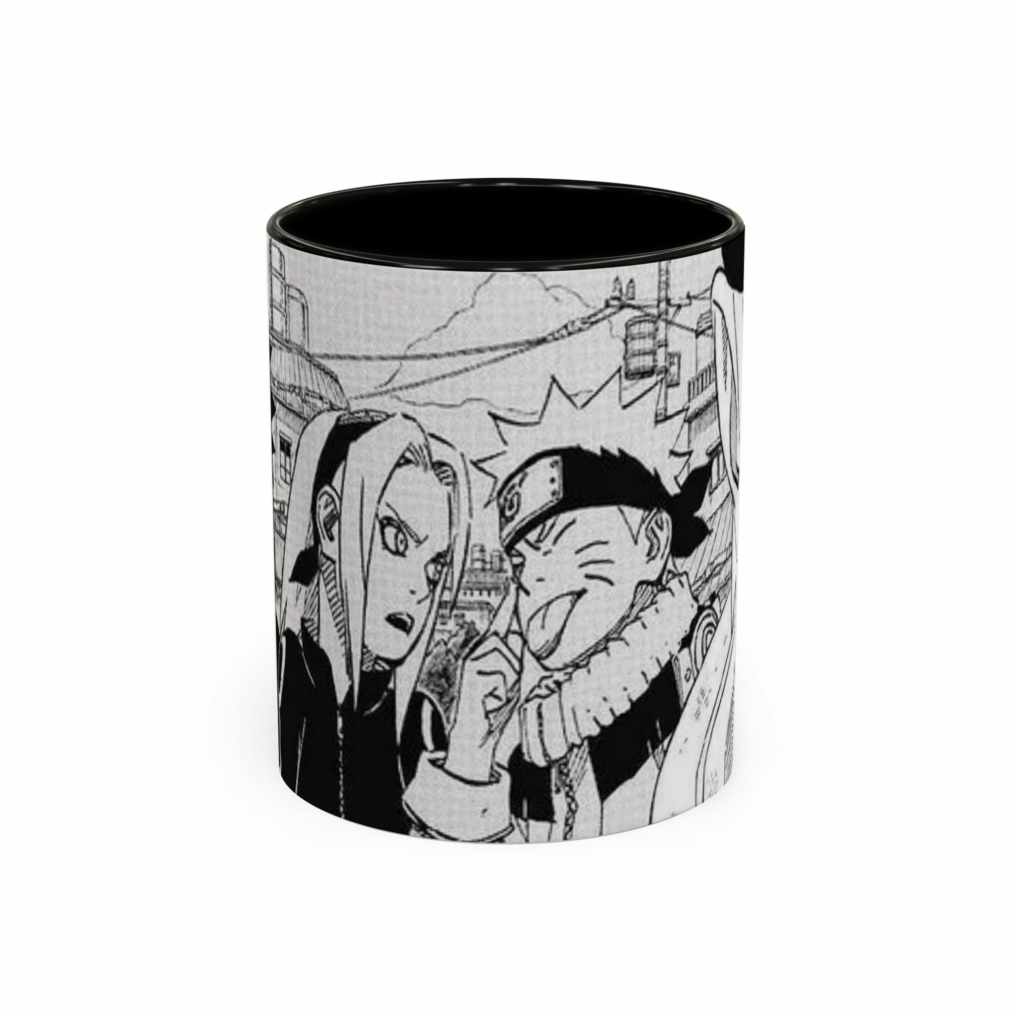 ماگ انیمه اینمای روبرو  - رنگ مشکی0