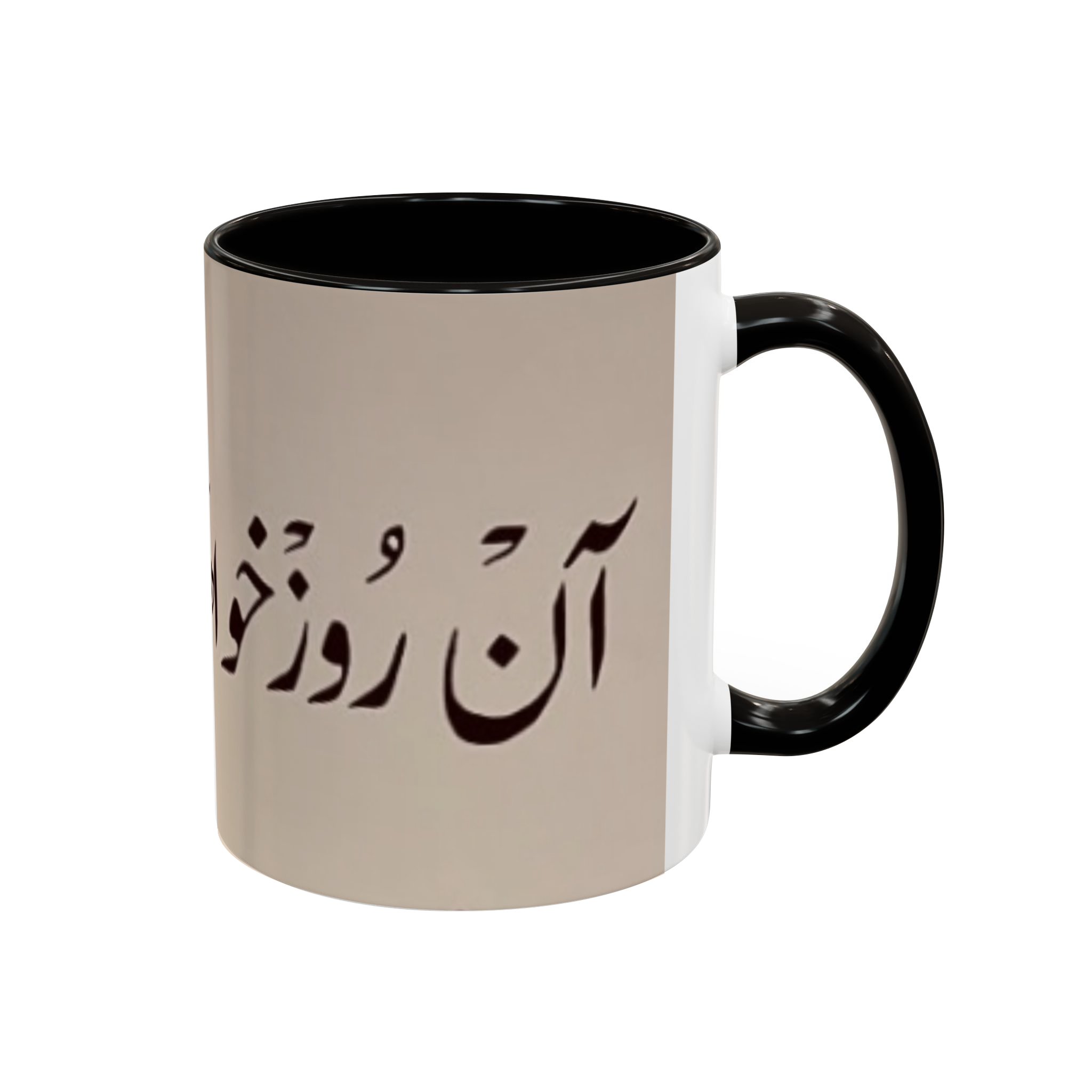 ماگ فونتنمای راست  - رنگ مشکی4