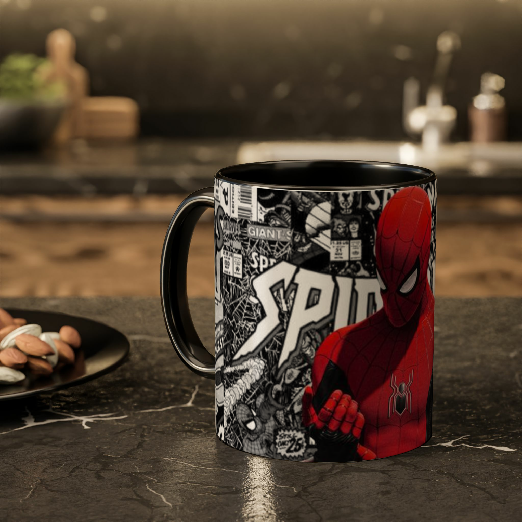 ماگ اسپایدرمن Spidermanزمینه ۲ - رنگ مشکی2