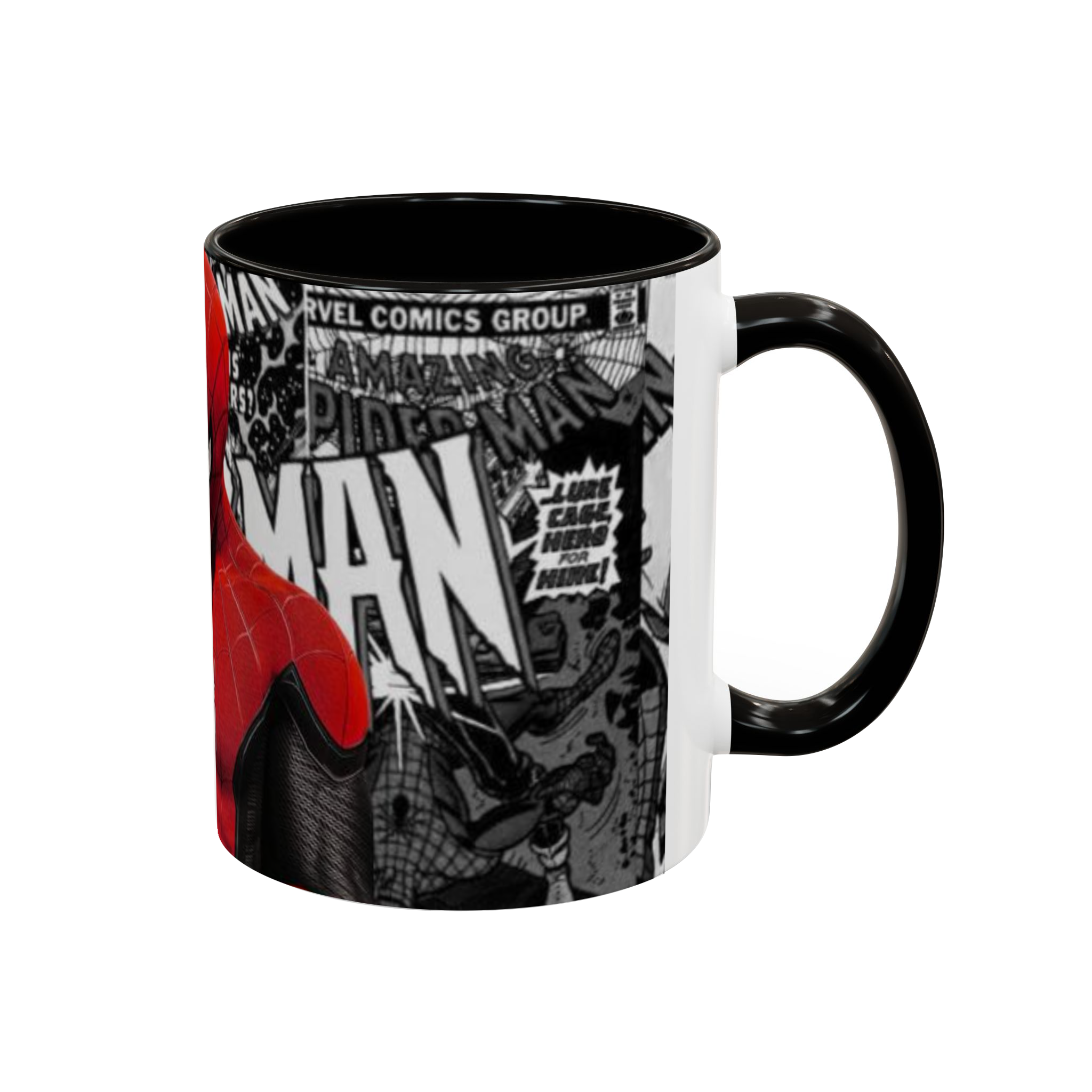 ماگ اسپایدرمن Spidermanنمای راست  - رنگ مشکی5