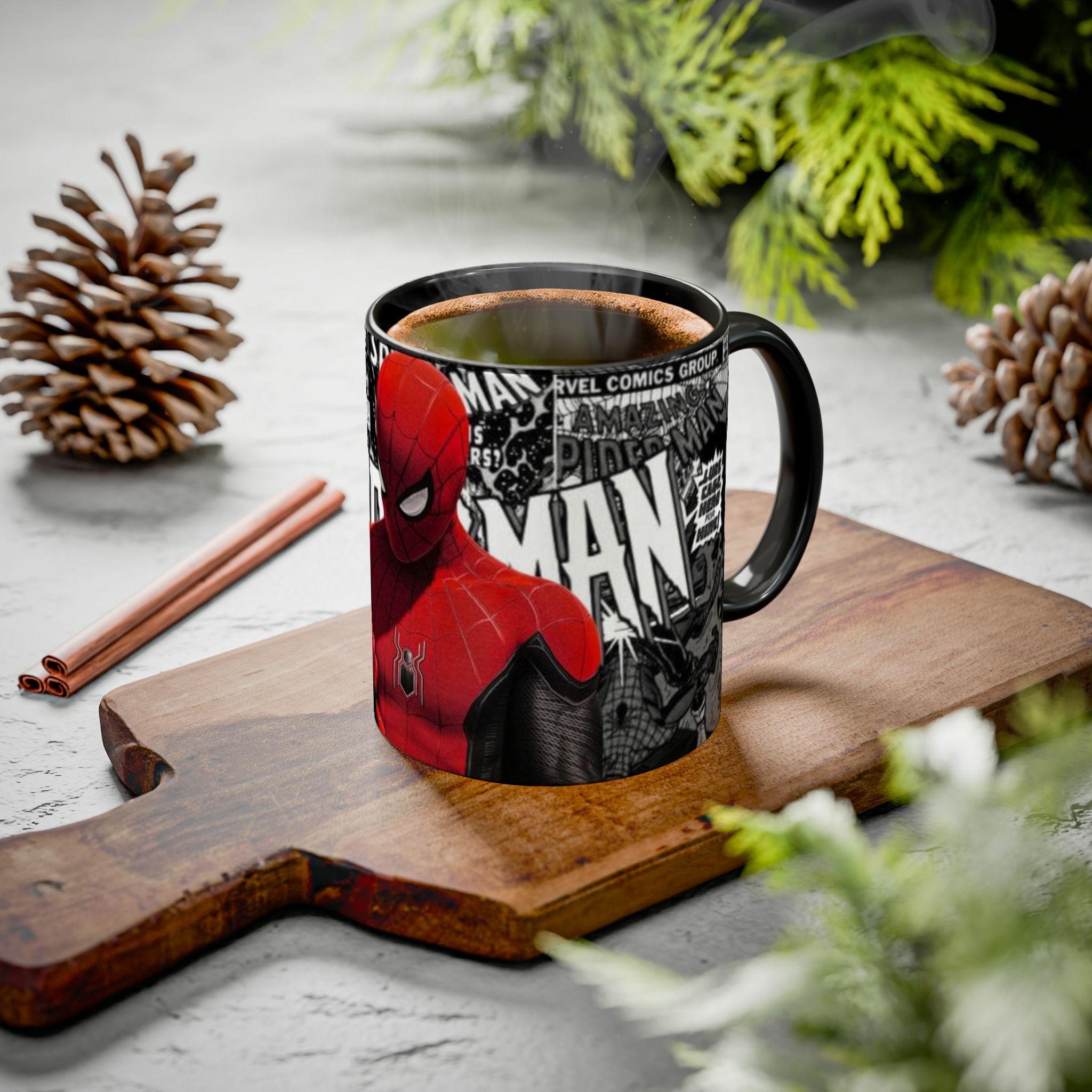 ماگ اسپایدرمن Spidermanزمینه ۱ - رنگ مشکی1