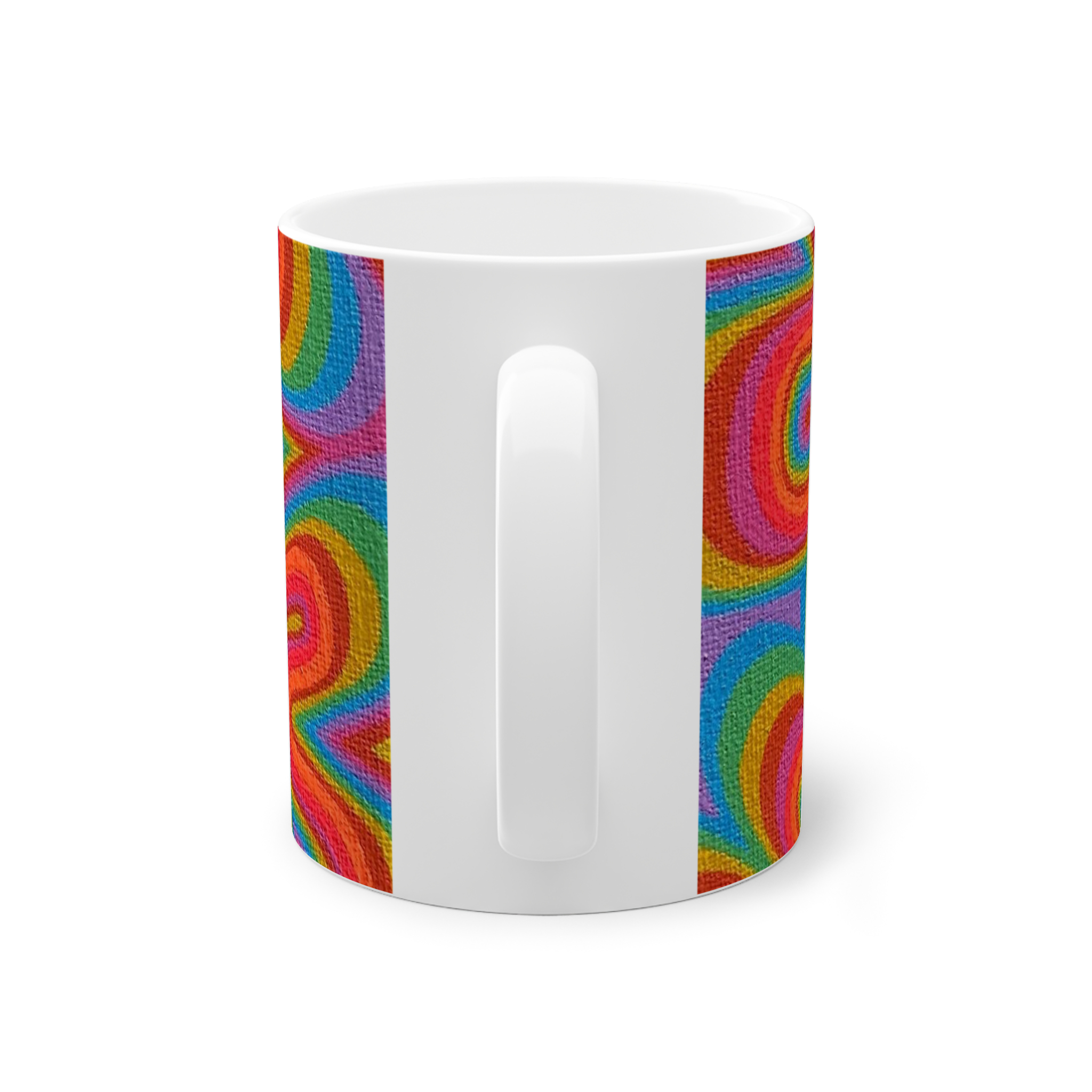 لیوان ماگ Rainbow eyesنمای پشت1