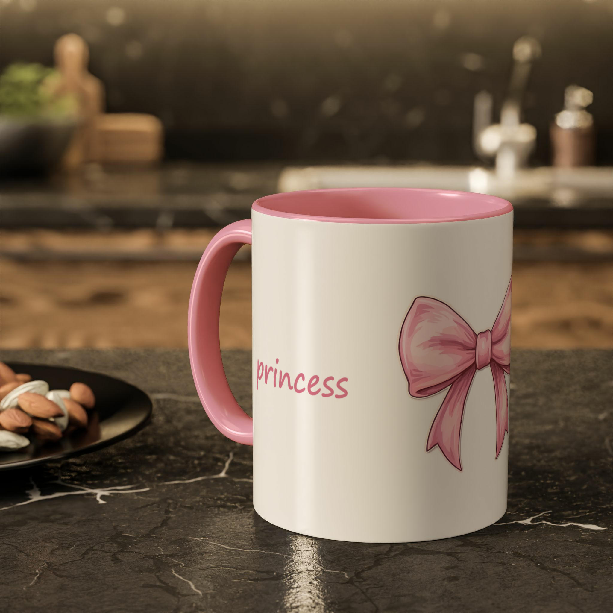 ماگ Princessزمینه ۲ - رنگ صورتی2