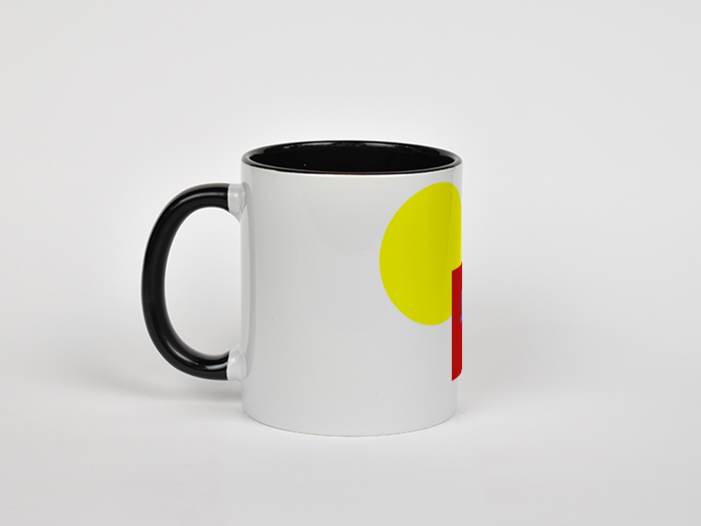 ماگ انیمیشن درون و بیرون(insideout)نمای چپ - رنگ مشکی3