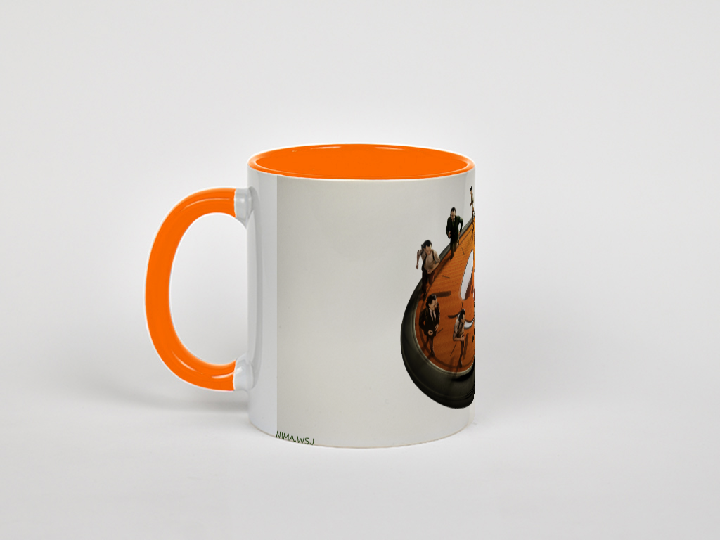 ماگ طرح loki فصل 2نمای چپ - رنگ نارنجی2