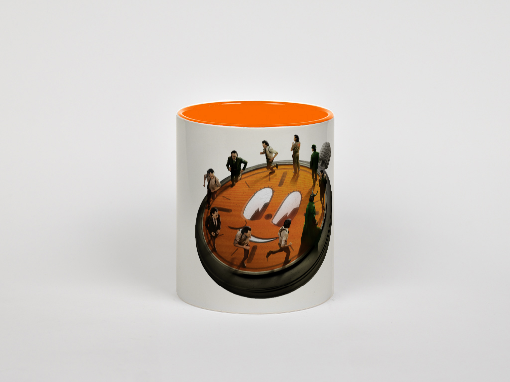 ماگ طرح loki فصل 2نمای روبرو - رنگ نارنجی0