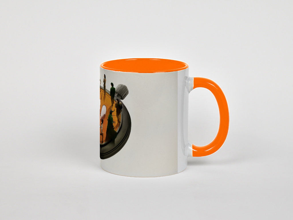 ماگ طرح loki فصل 2نمای راست  - رنگ نارنجی3