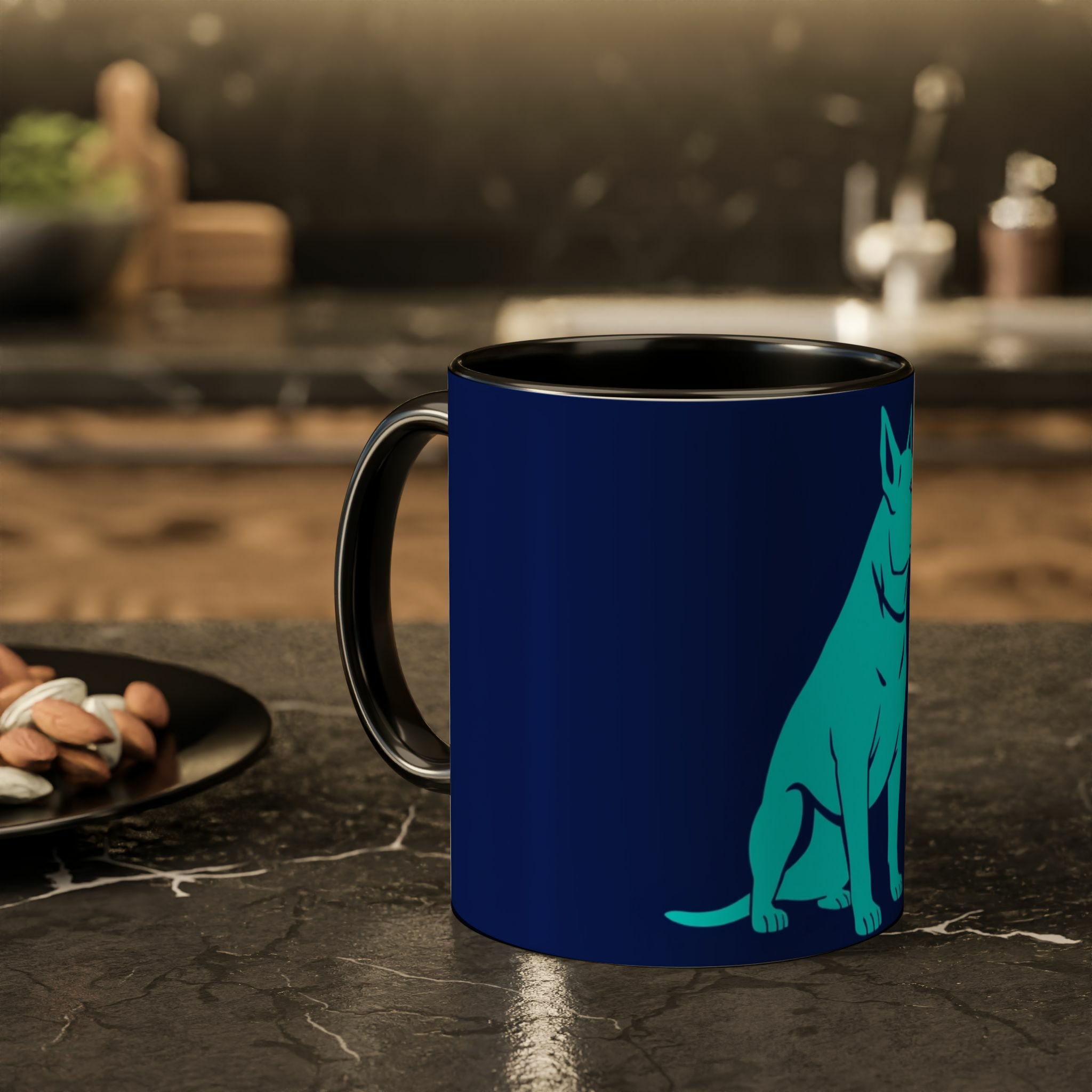 ماگ طرح سگزمینه ۲ - رنگ مشکی5