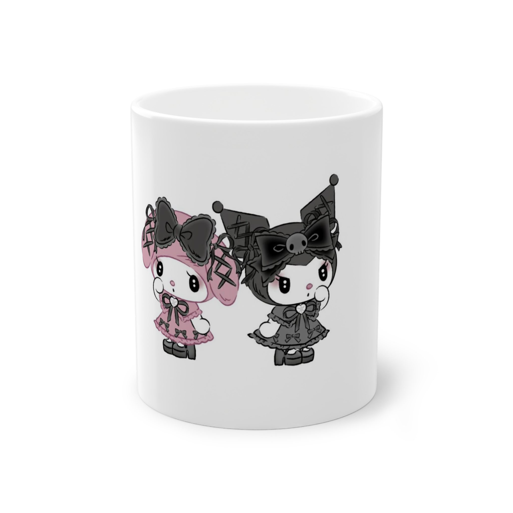 ماگ kuromi and My melodyنمای روبرو