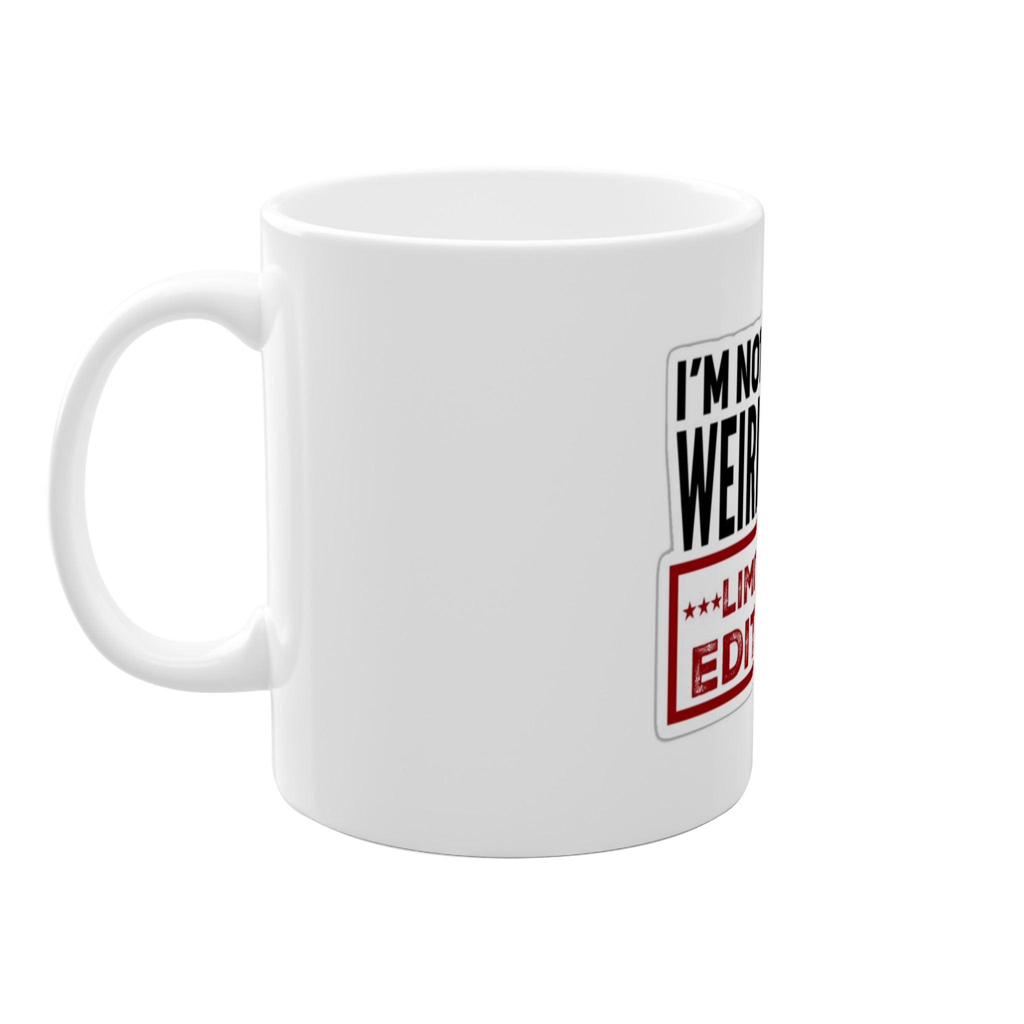 ماگ ساده طرح I'm Not Weirdنمای چپ2