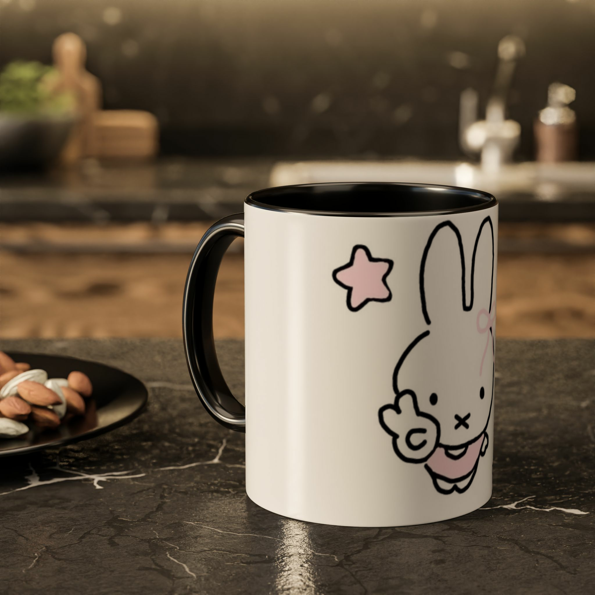 ماگ cuteزمینه ۲ - رنگ مشکی5