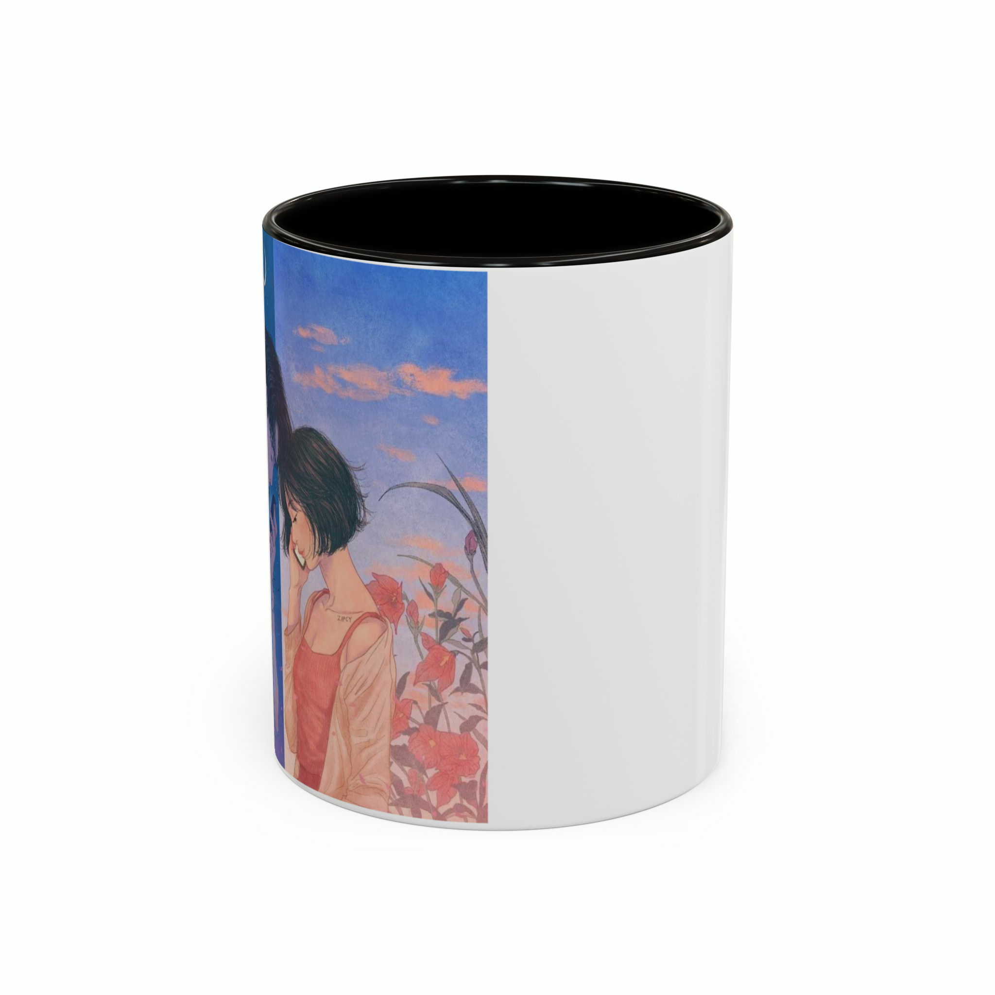 لیوان ماگ عاشقانه های دونفره👩🏻❤️👨🏻✨️👌🏻نمای روبرو  - رنگ مشکی2