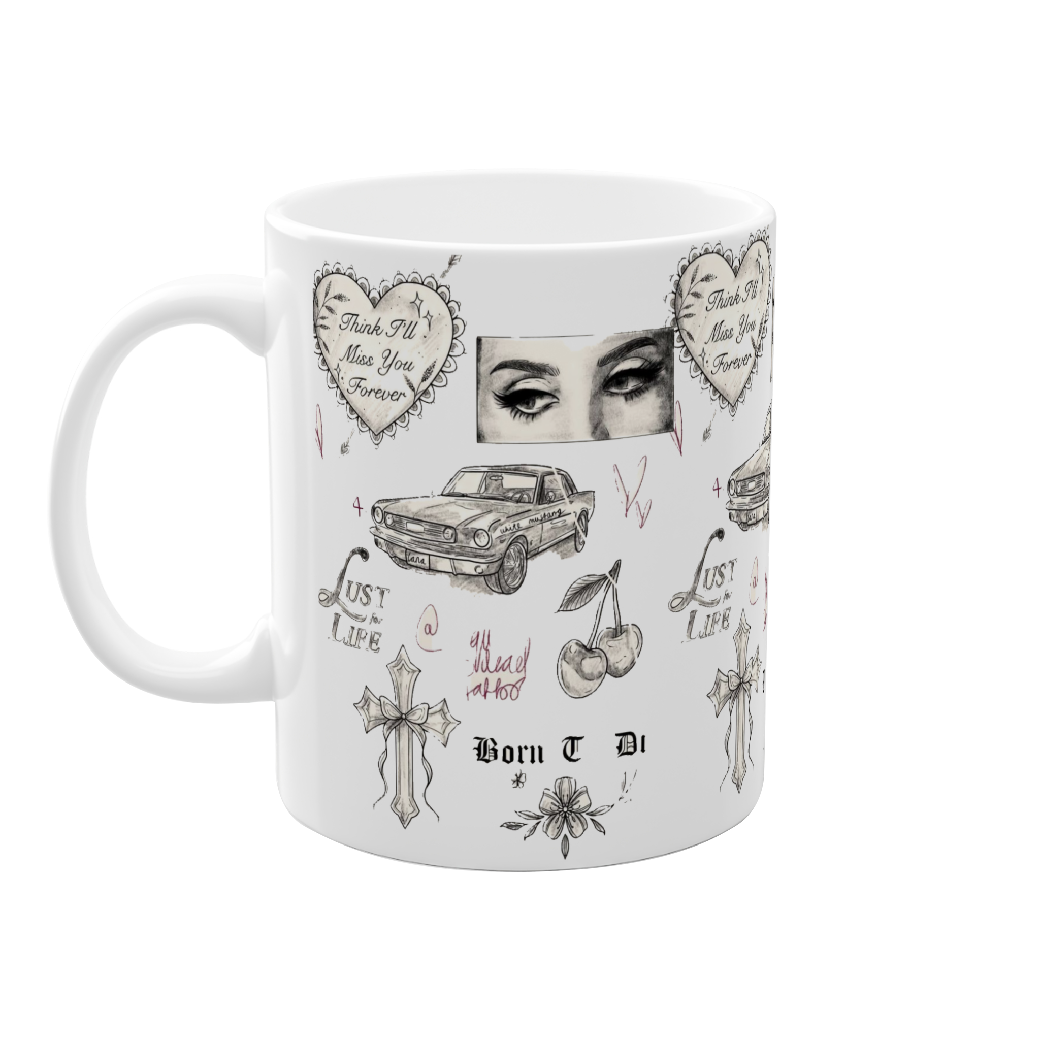 ماگ طرح Lana del Reyنمای چپ4