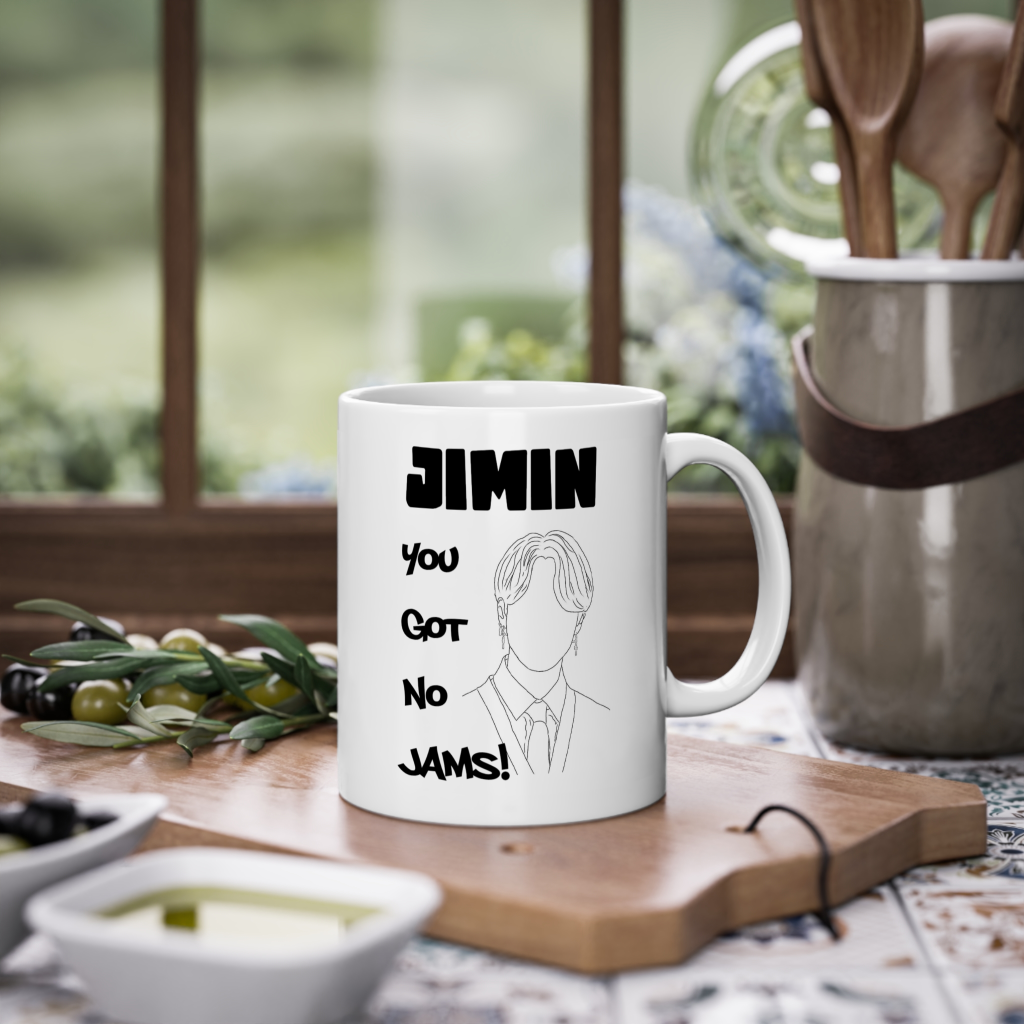 ماگ طرح جیمین بی تی اسزمینه ۱4