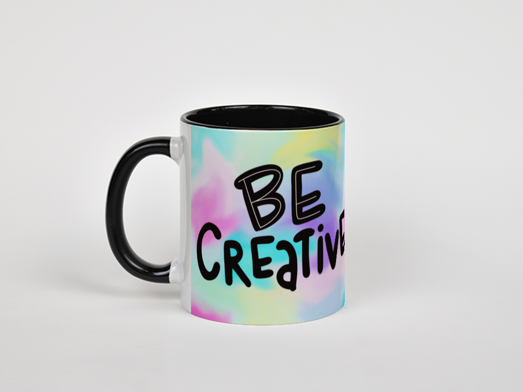 ماگ رنگا-be creativeنمای چپ - رنگ مشکی