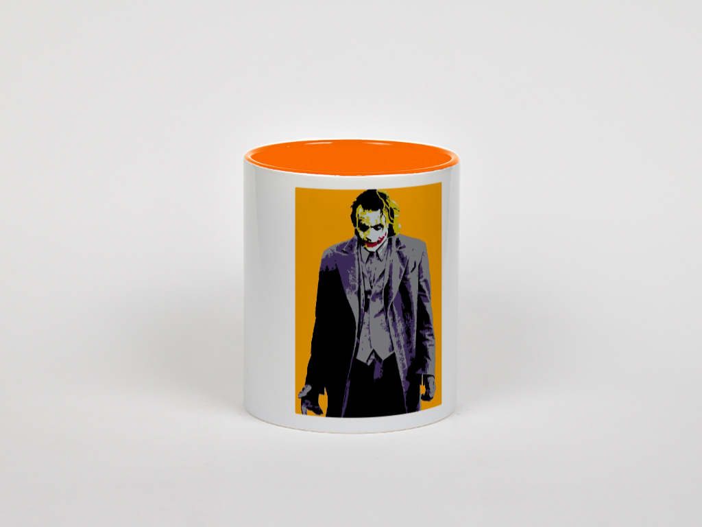 ماگ joker 008نمای روبرو - رنگ نارنجی