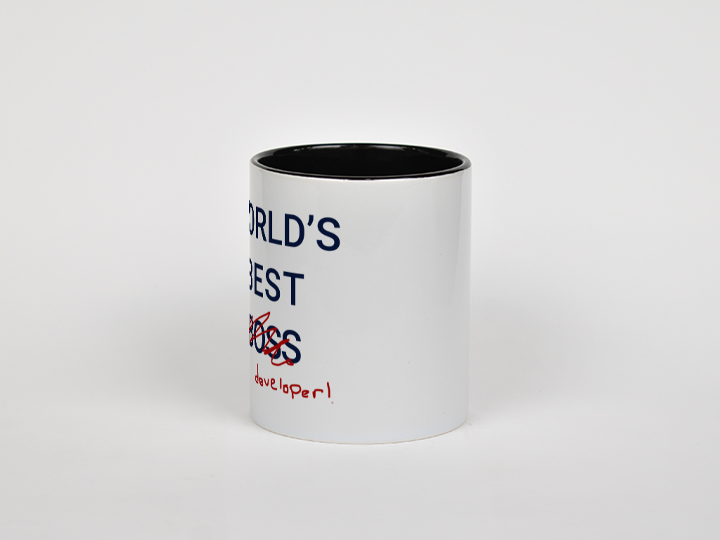 world's best second developerنمای روبرو - رنگ مشکی1