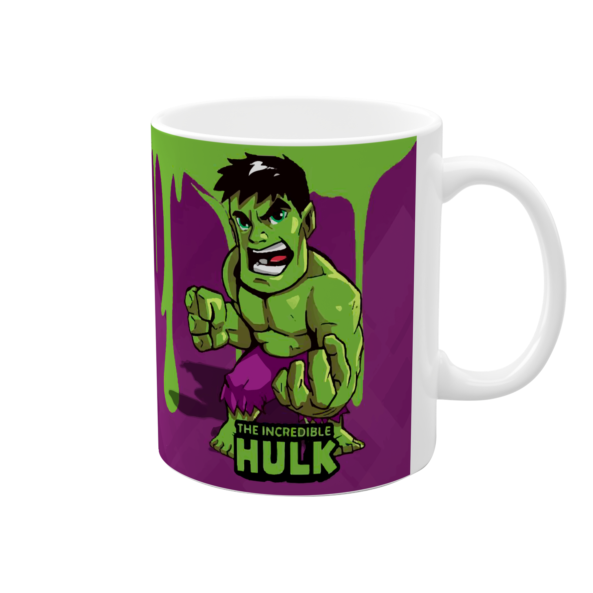 ماگ کارتونی هالک HULKنمای راست3