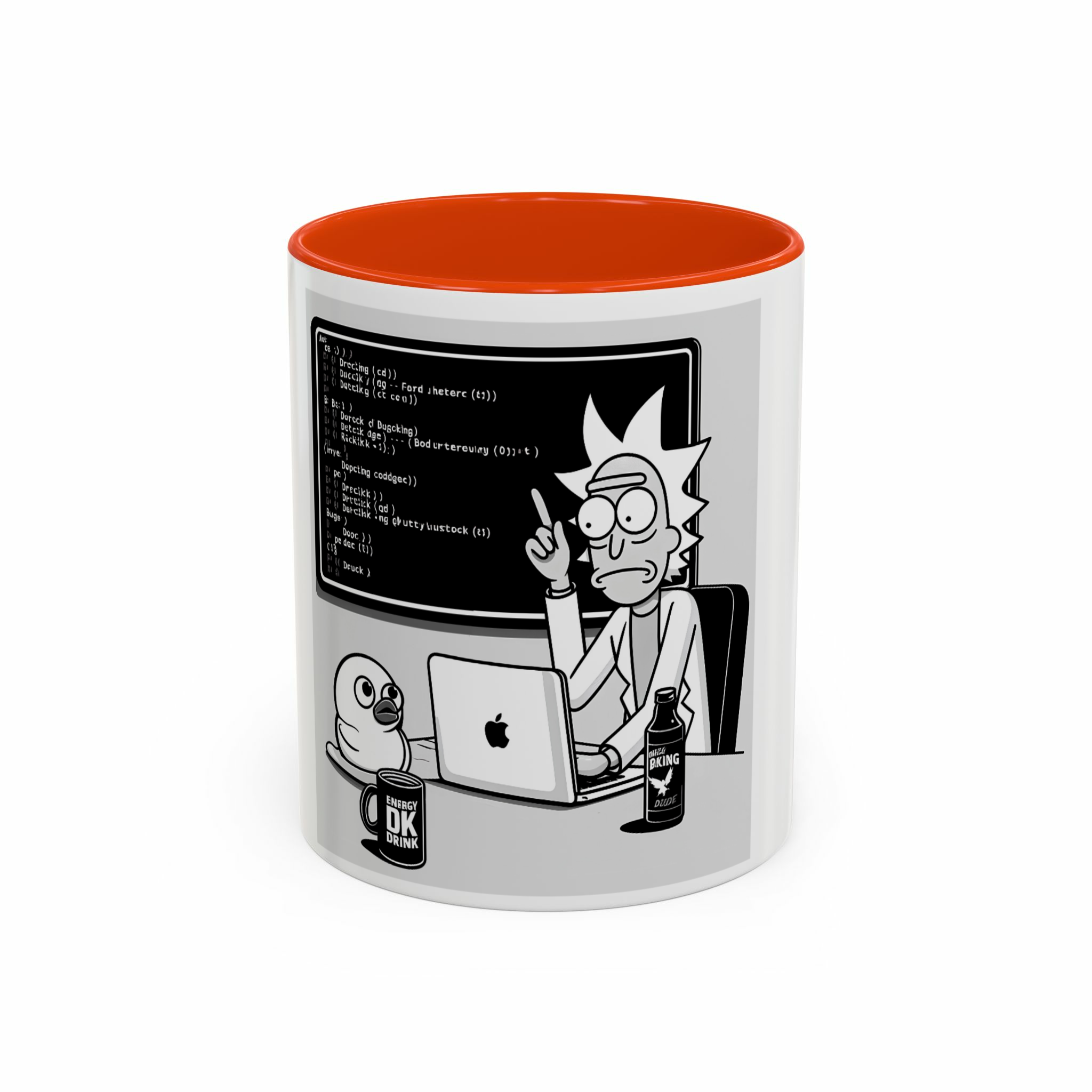 rick and duckyنمای روبرو - رنگ نارنجی1