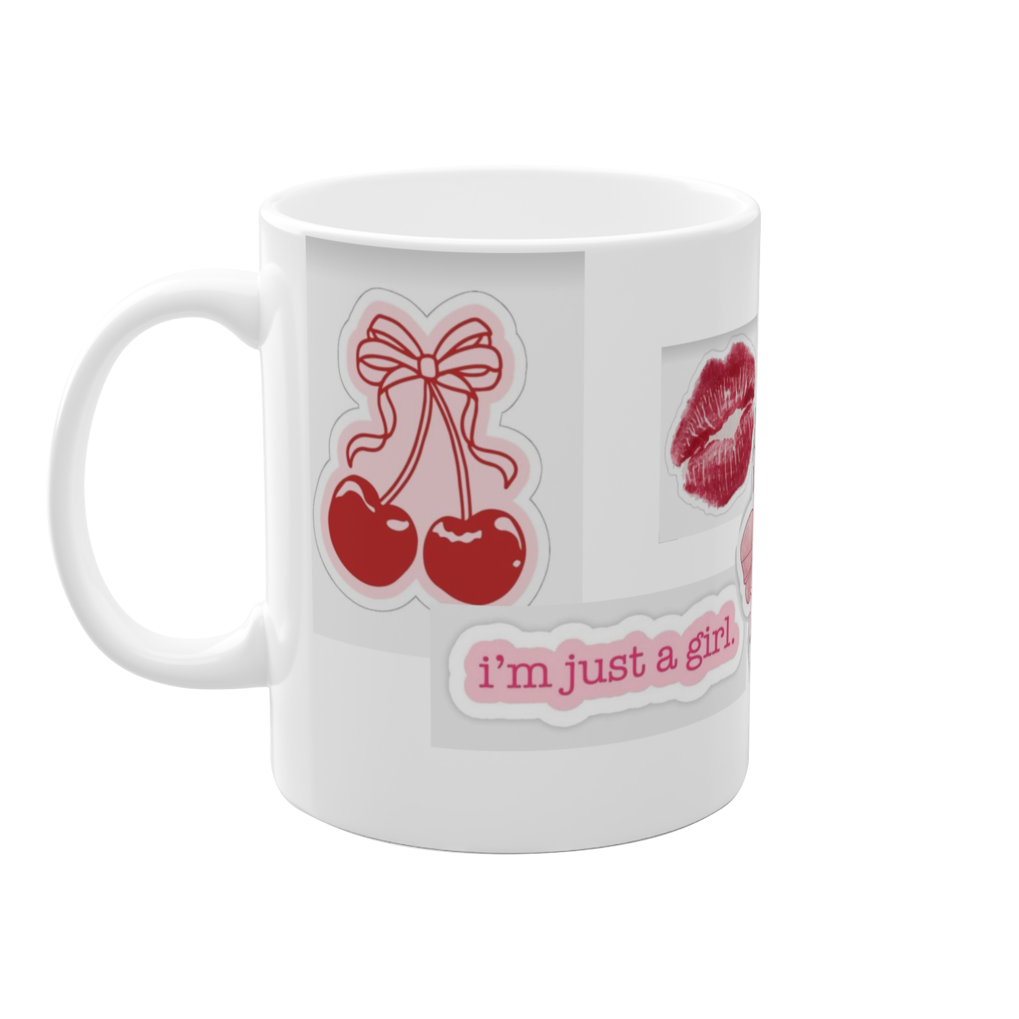 ماگ طرح I'm just a girlنمای چپ3