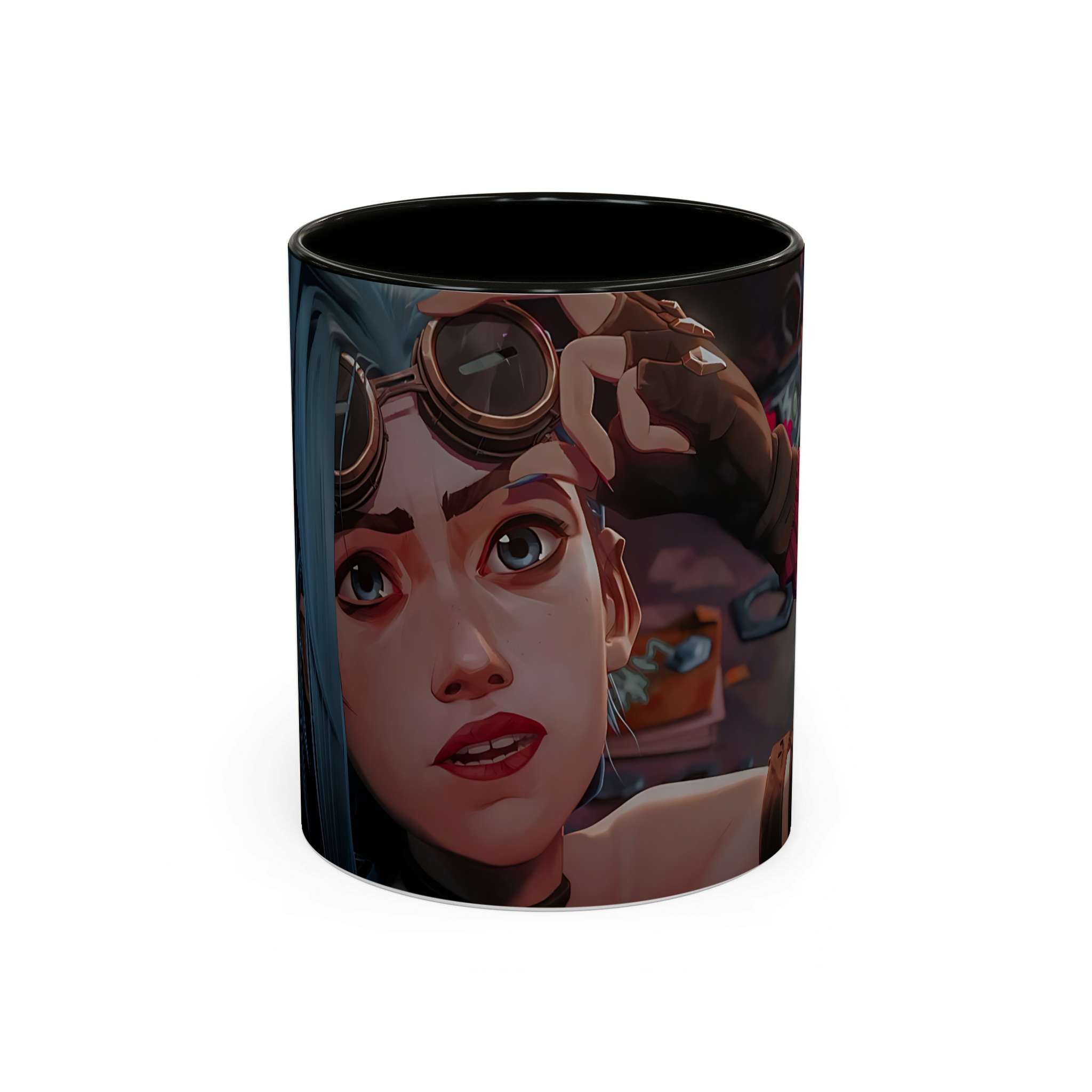 ماگ سریال Arcane| آرکیننمای روبرو  - رنگ مشکی2