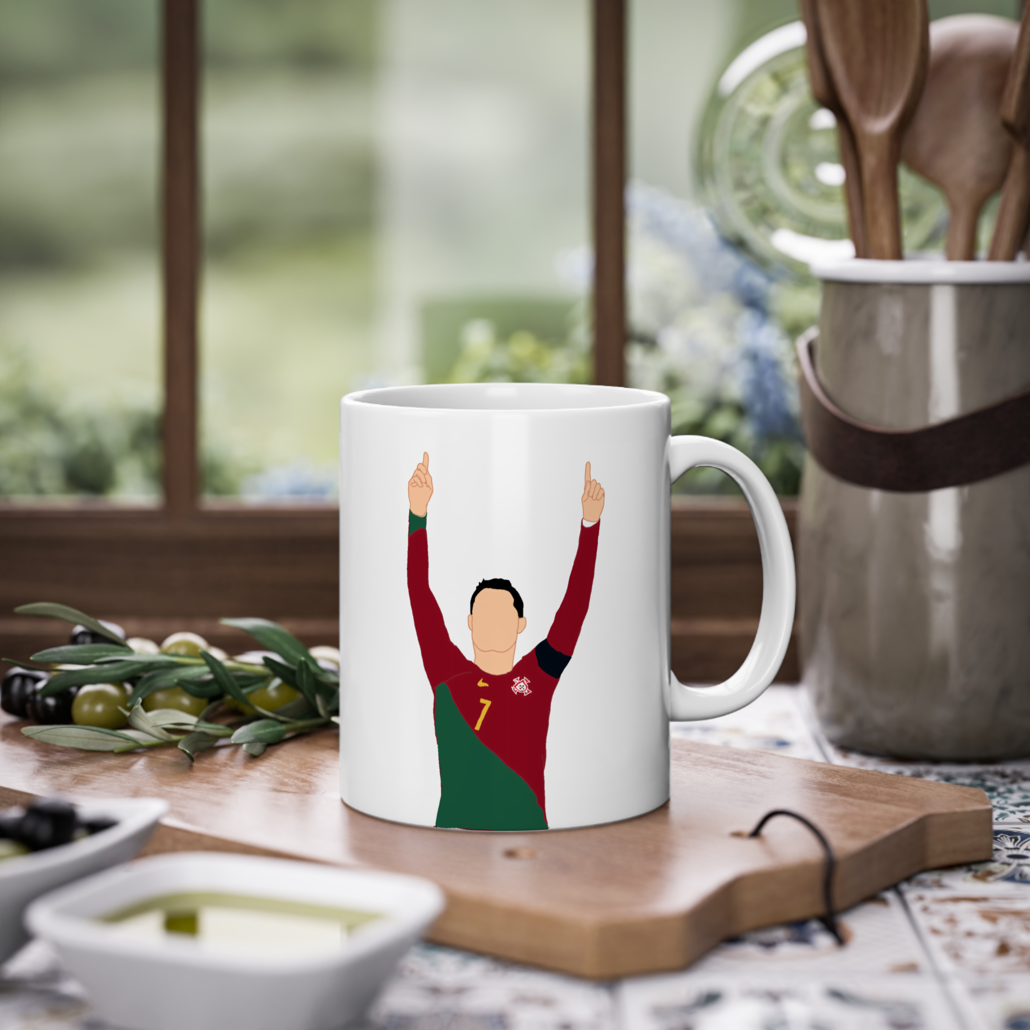 ماگ خاص کریستیانو برای عاشقان فوتبالزمینه ۱1