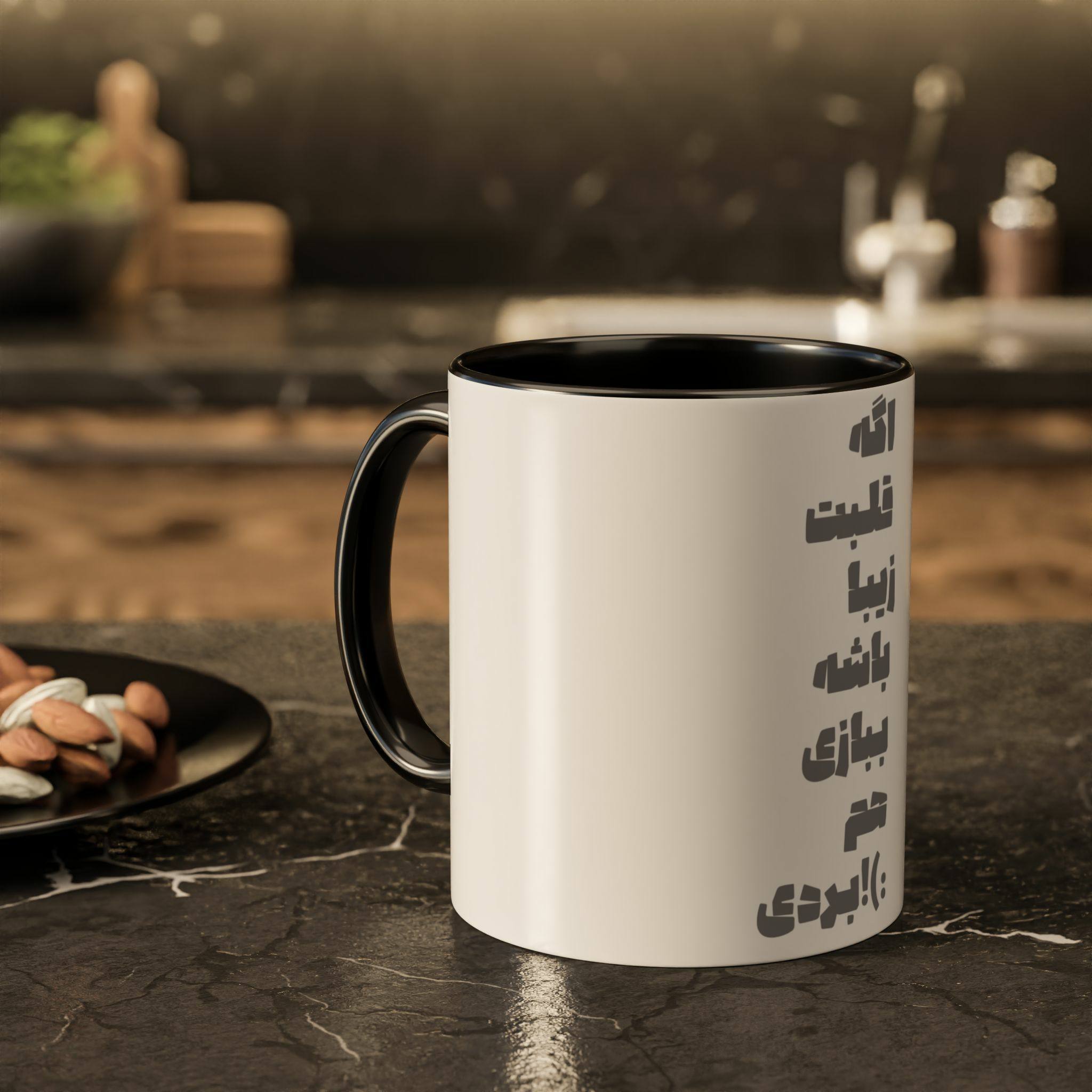 ماگ سخنگوزمینه ۲ - رنگ مشکی1