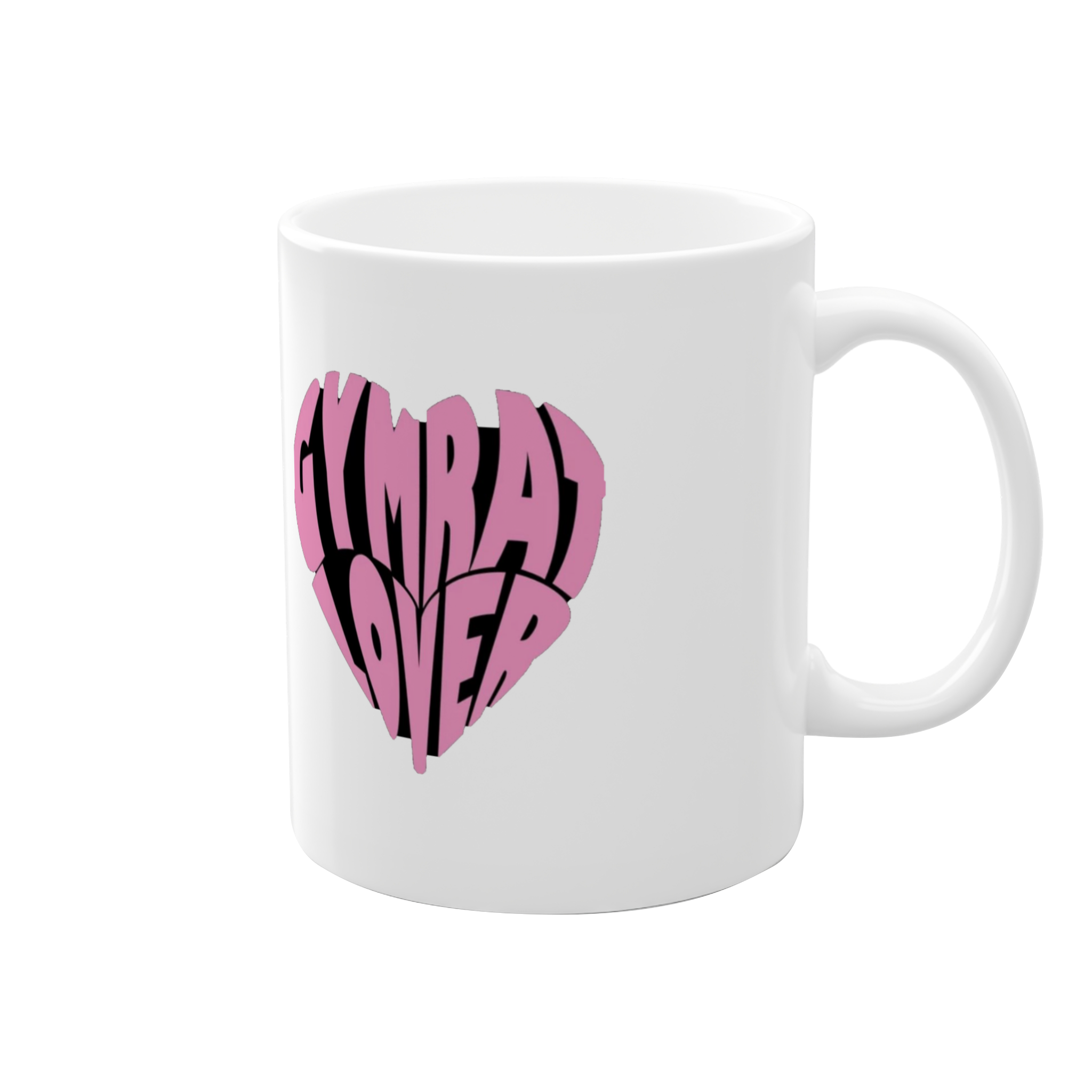 ماگ طرح pink hartنمای راست
