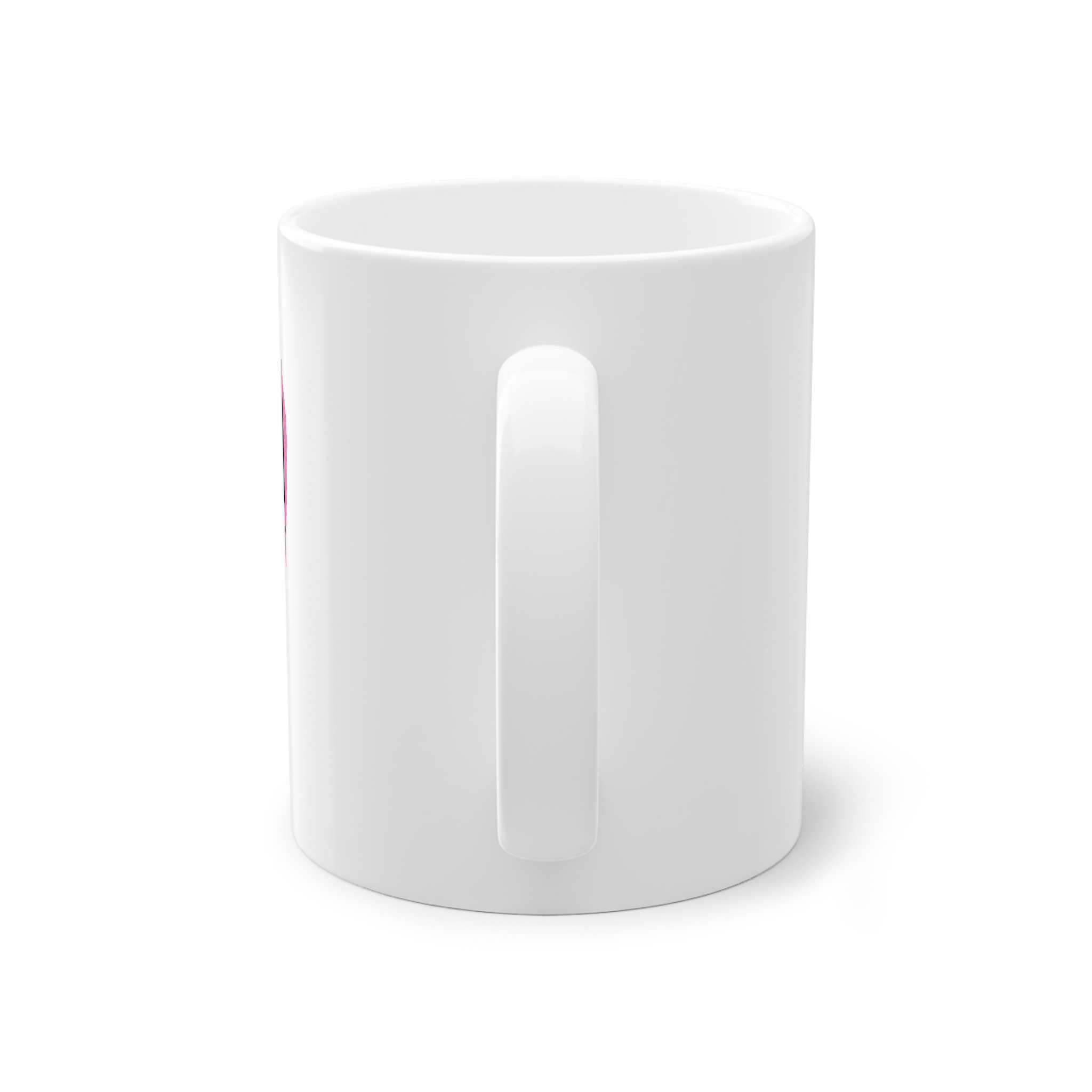 ماگ طرح pink hartنمای پشت2