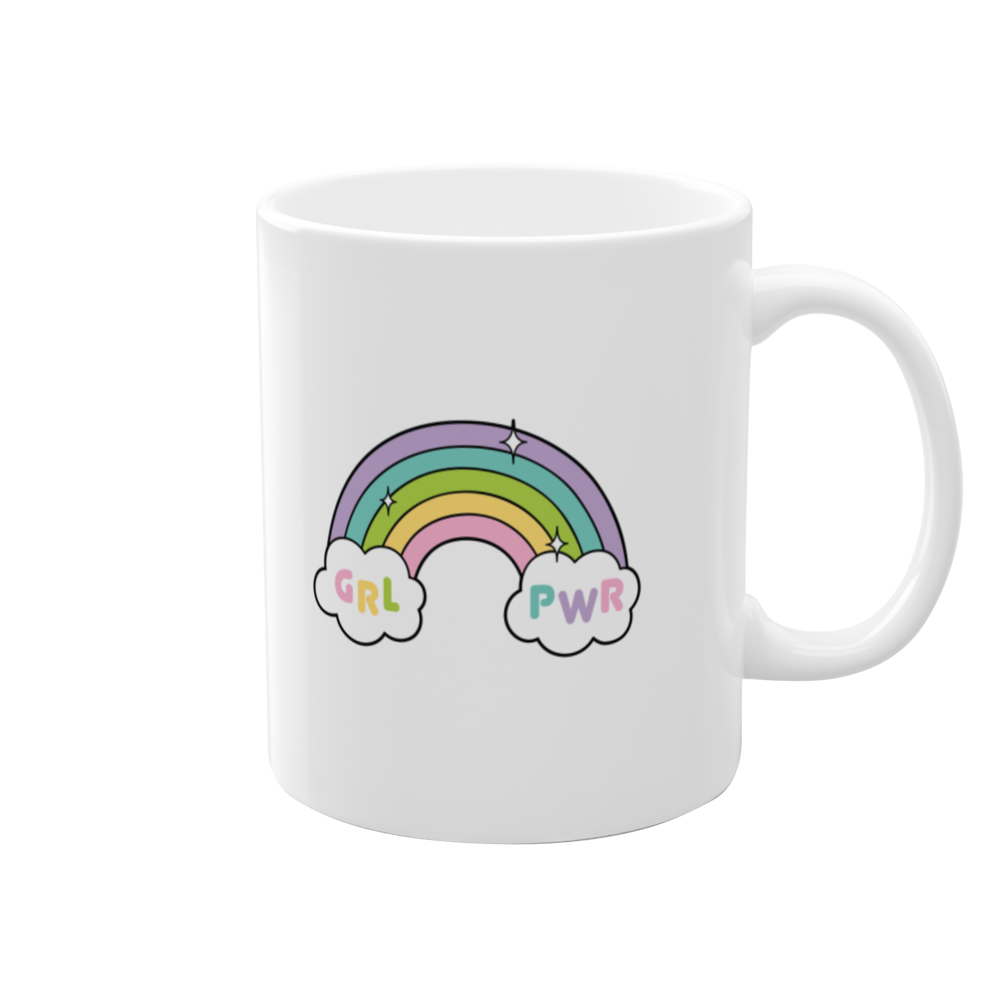 ماگ طرح Rainbowنمای راست4