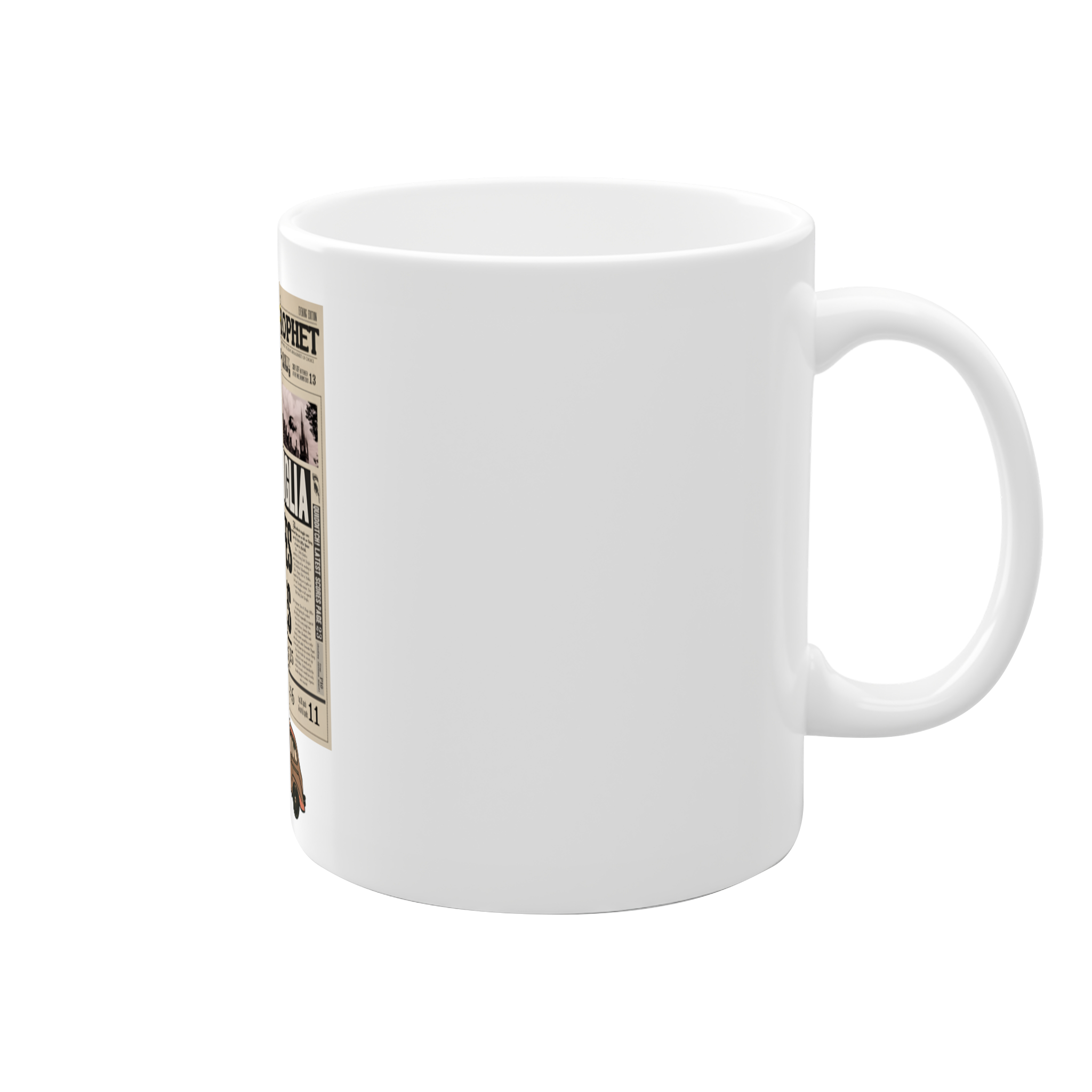 Paper Roads Mug / جاده ای از کلماتنمای راست