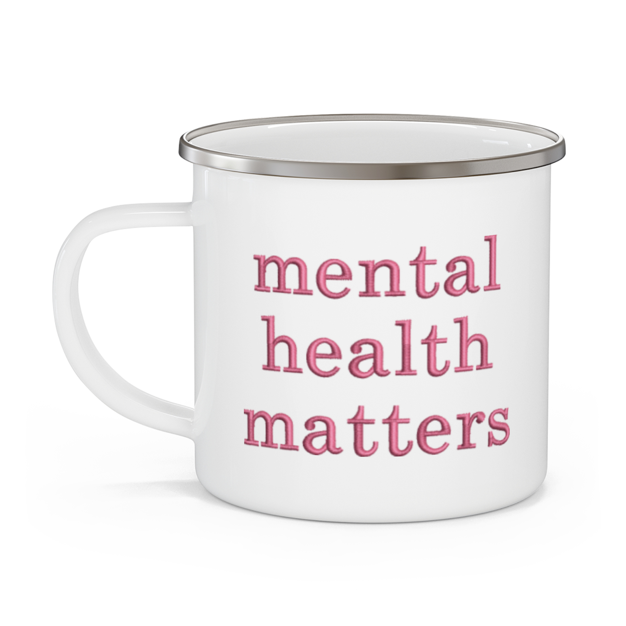 ماگ طرح mental health mattersنمای چپ ۱