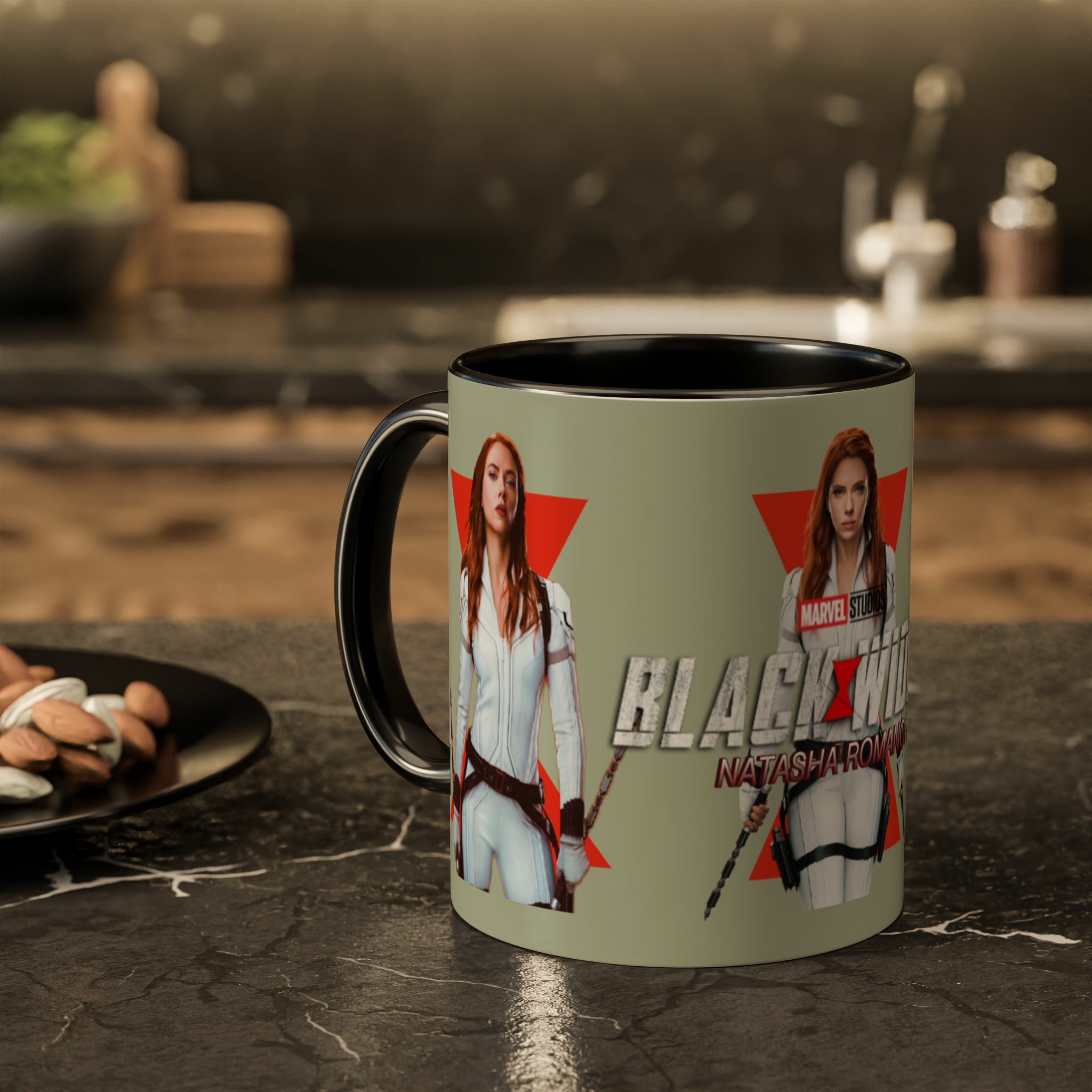 ماگ Black widowزمینه ۲ - رنگ مشکی2