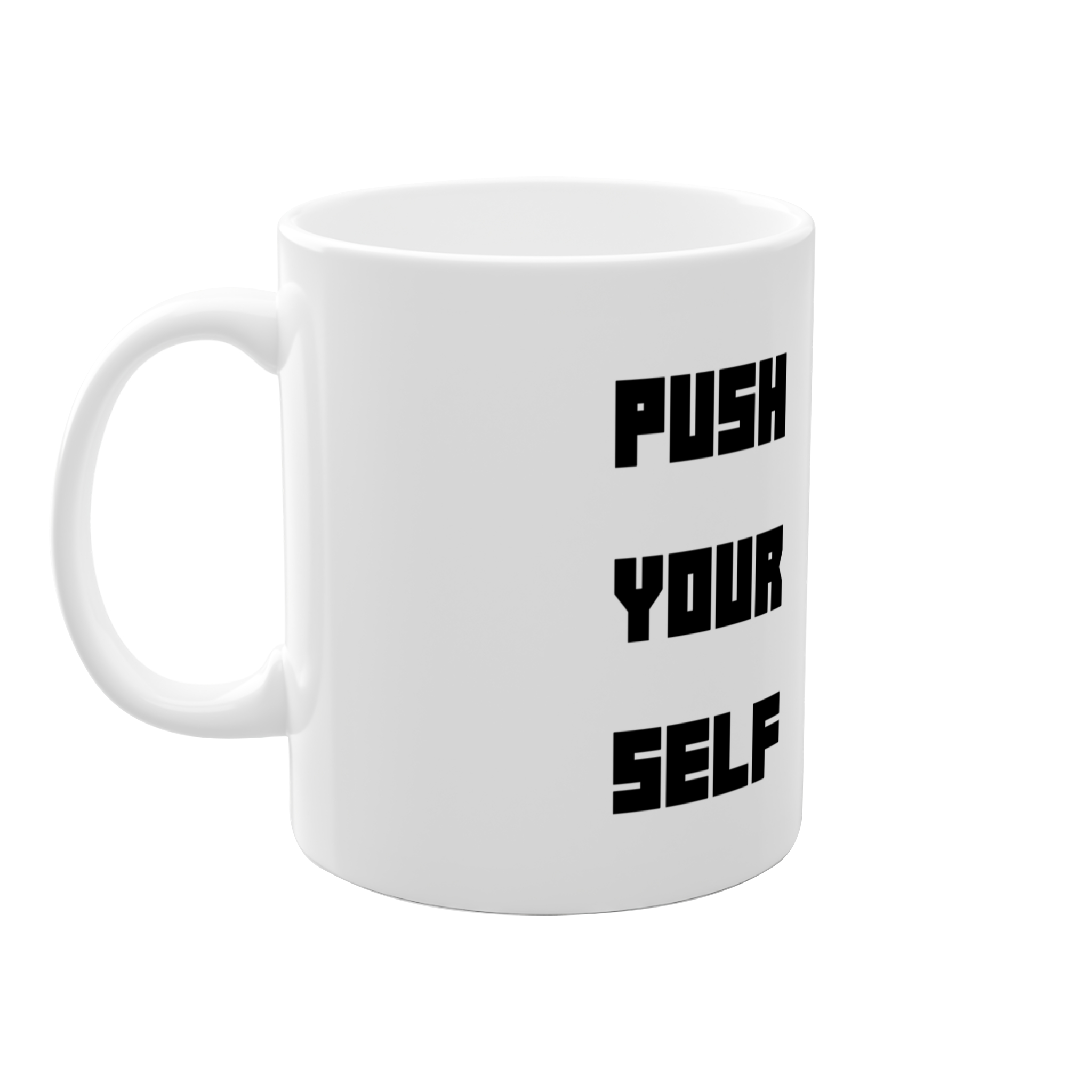 ماگ طرح push your selfنمای چپ4