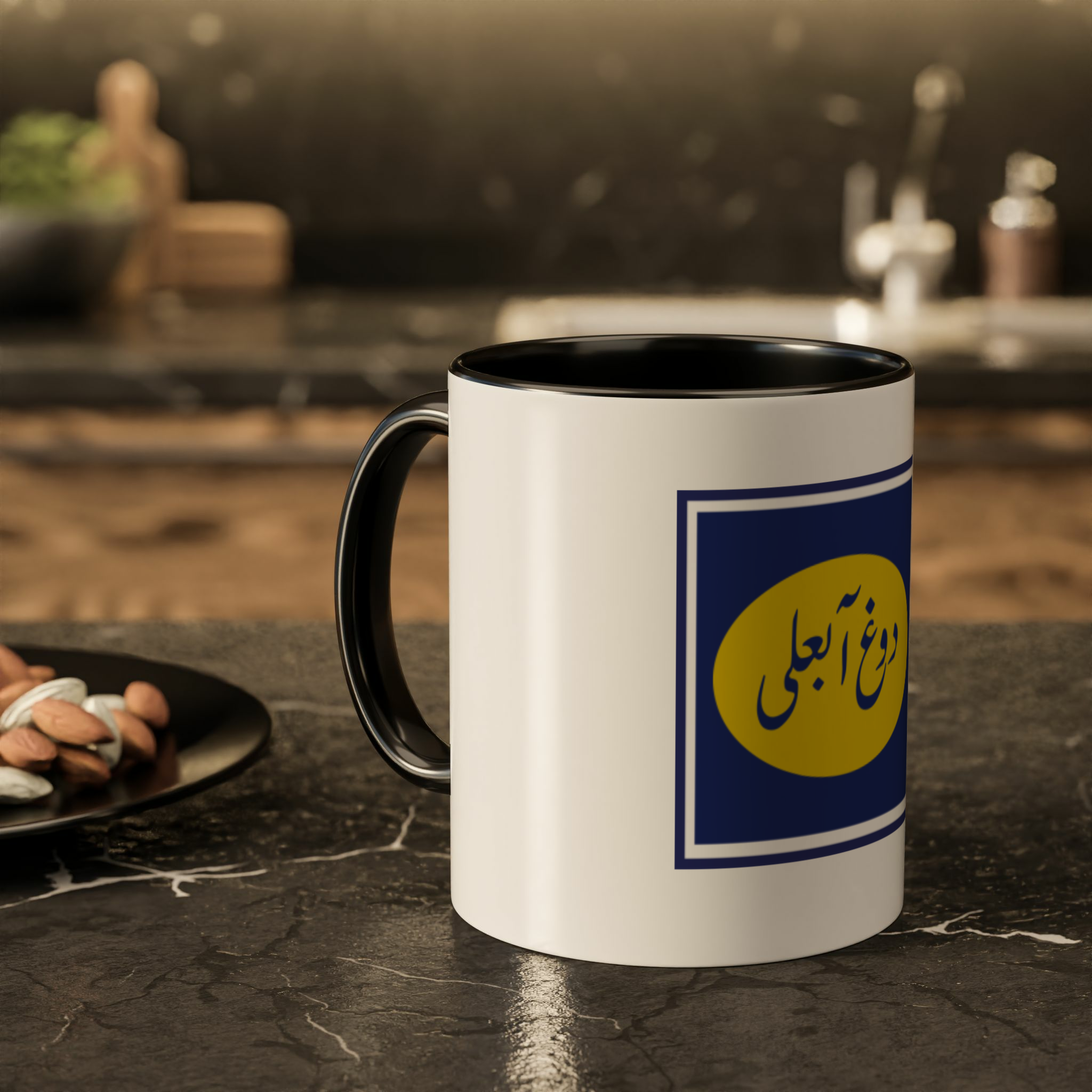 ماگ طرح دوغ آبعلیزمینه ۲ - رنگ مشکی2